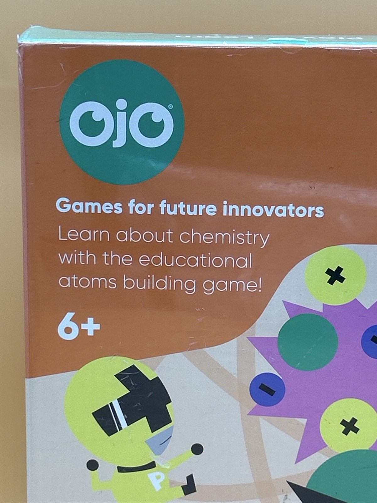 OjO Atomic Force STREAM Chemistry Game Kids 6+. UNWRAPPED For future innovators.