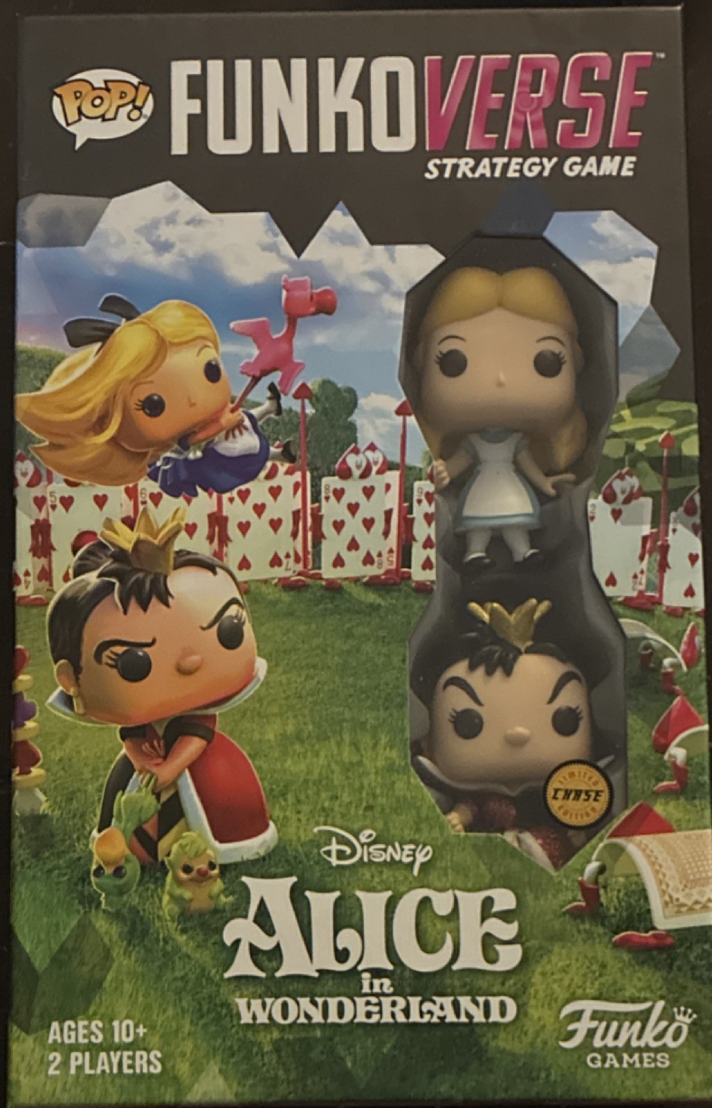 Chase Funko Funkoverse Alice in Wonderland Strategy Game w/ Pop Figures
