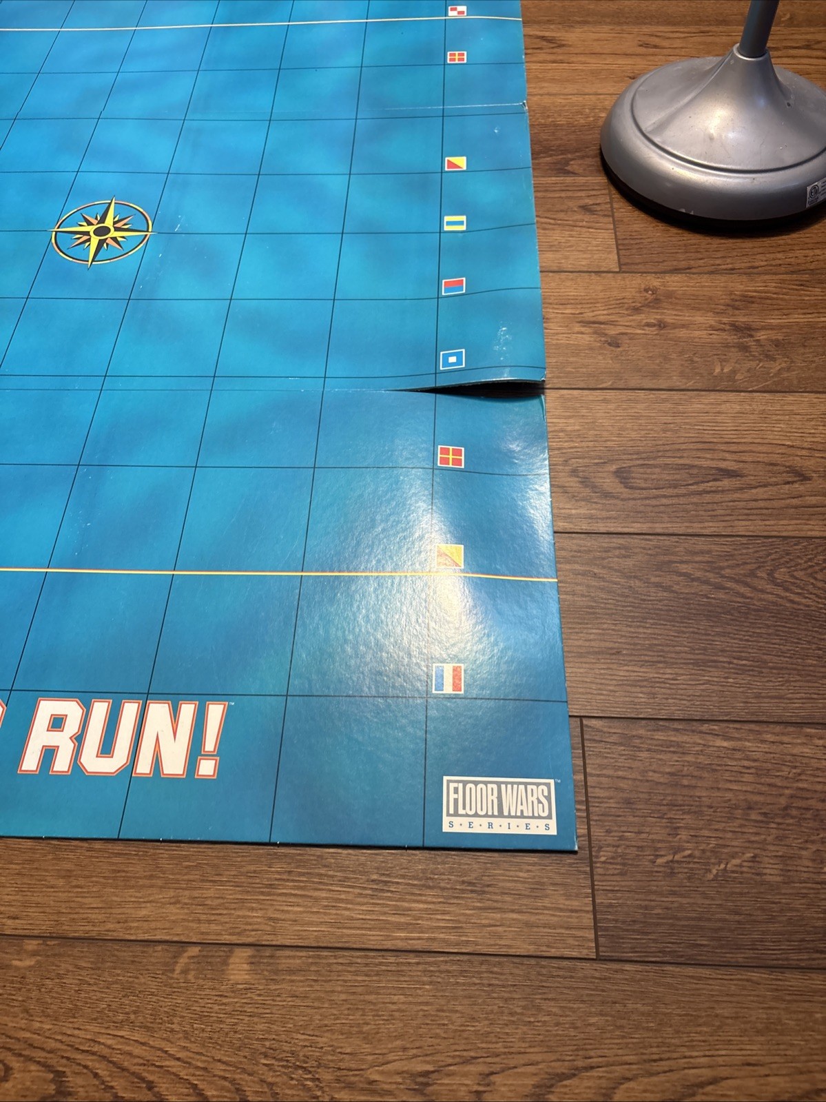 Torpedo Run Game Floor Wars COMPLETE In Original Box READ MIlton Bradley 1986 VG