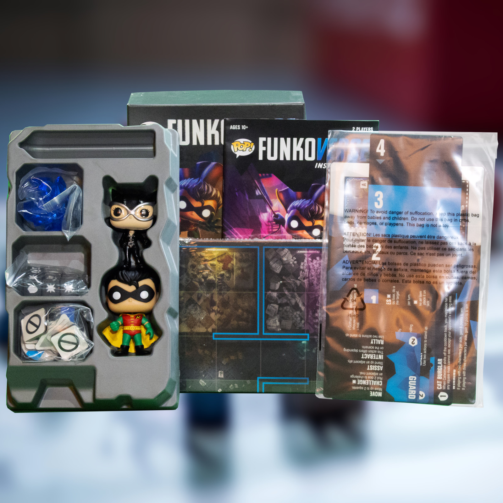 Funko Pop! Funkoverse Strategy Game: DC Catwoman & Robin (Complete)