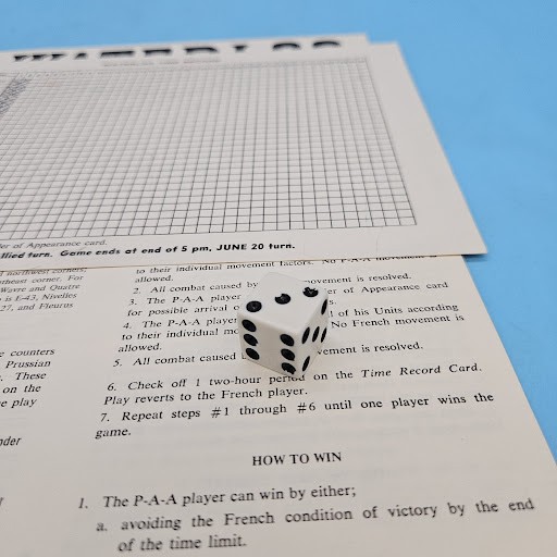 VTG Waterloo Avalon Hill Napoleonic Wargame Board Game 1962 Complete