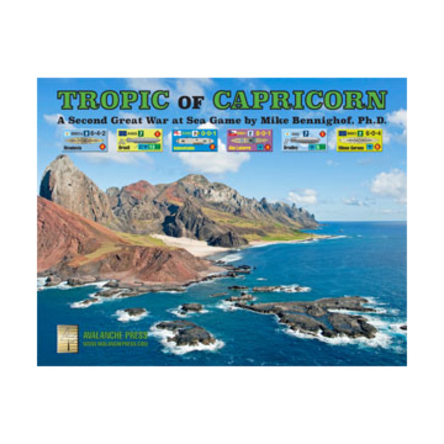 2nd World War at Sea Tropic of Capricorn Box EX/NM