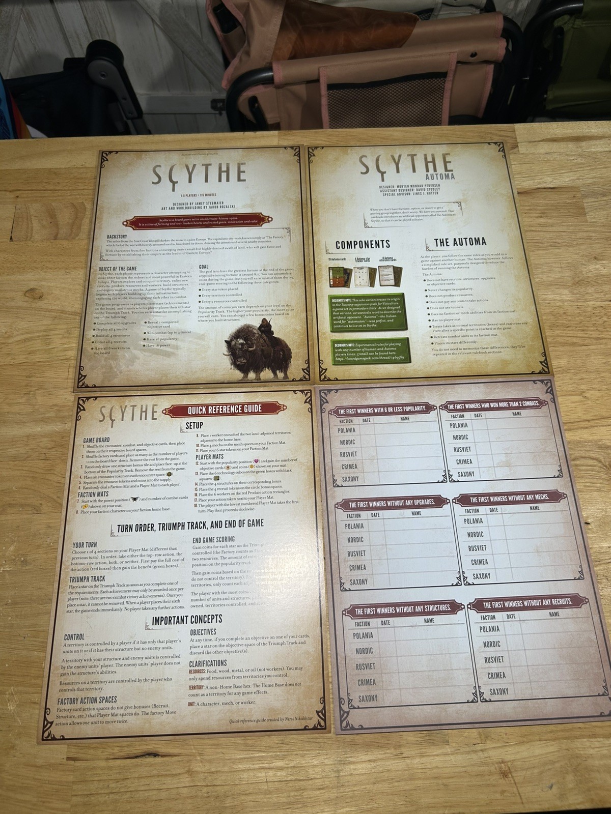 Stonemaier Games Scythe Board Game, 1-5 Players, Ages 14+, READ DESCRIPTION