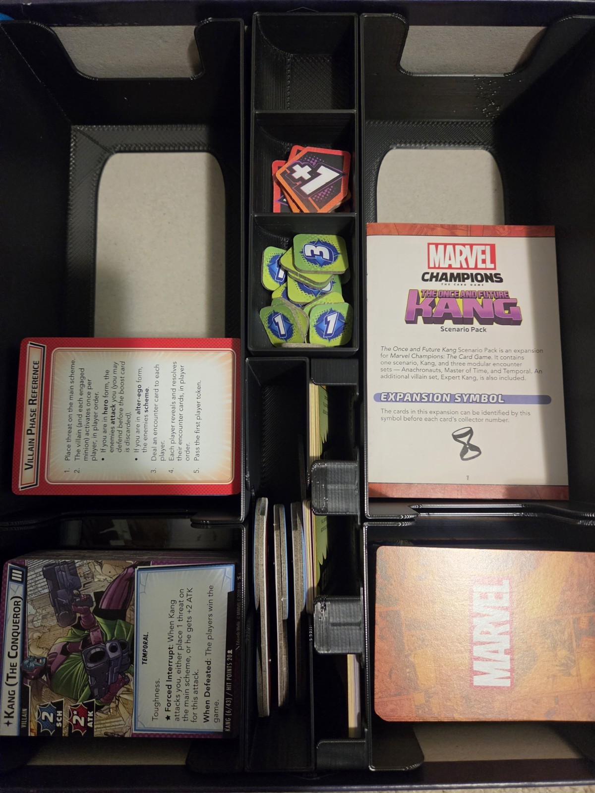 Marvel Champions The Card Game Core Set + 3 Expansions + Insert! COMPLETE