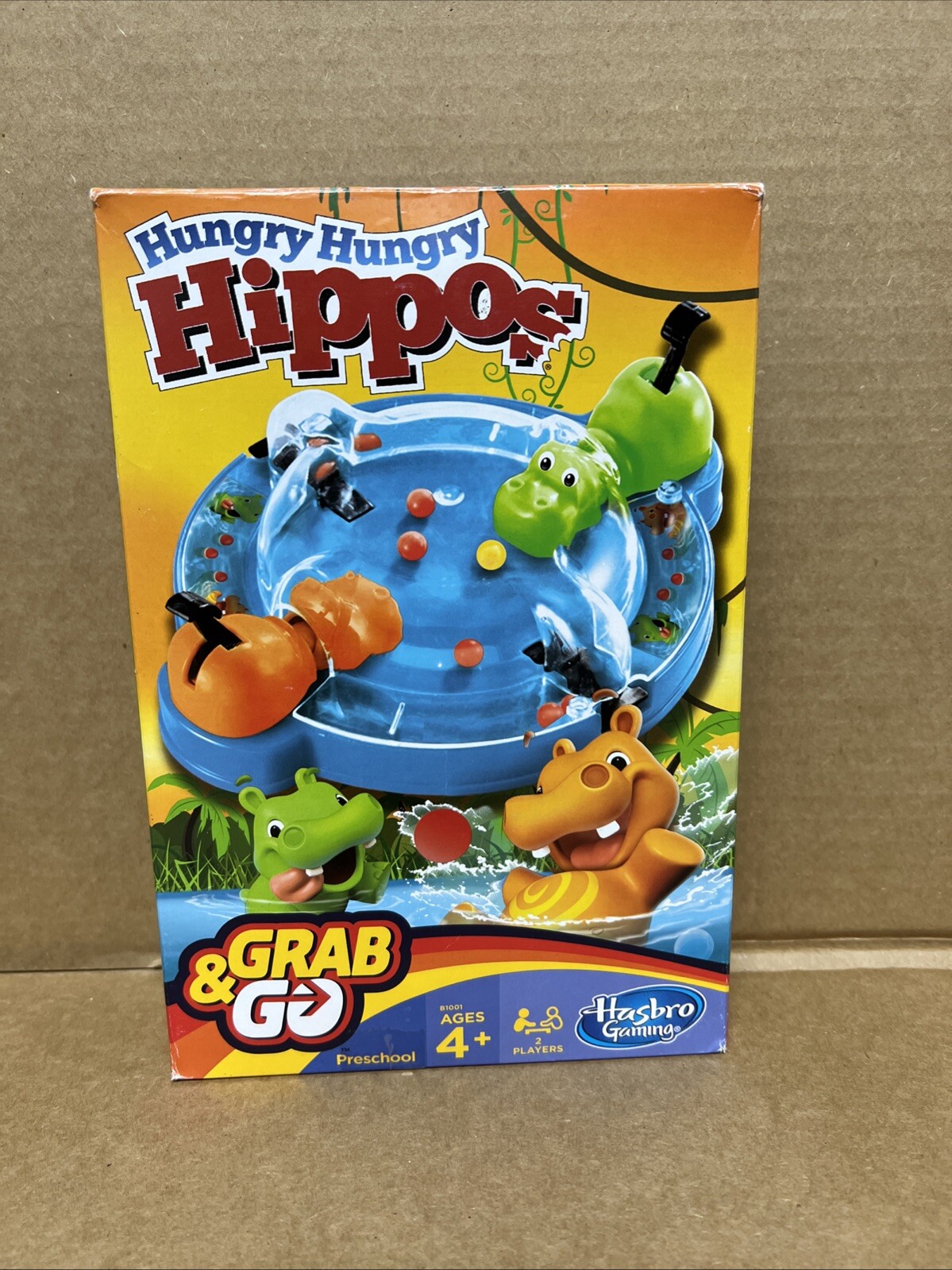 Hungry Hungry Hippo Grab and Go Game (Travel Size)