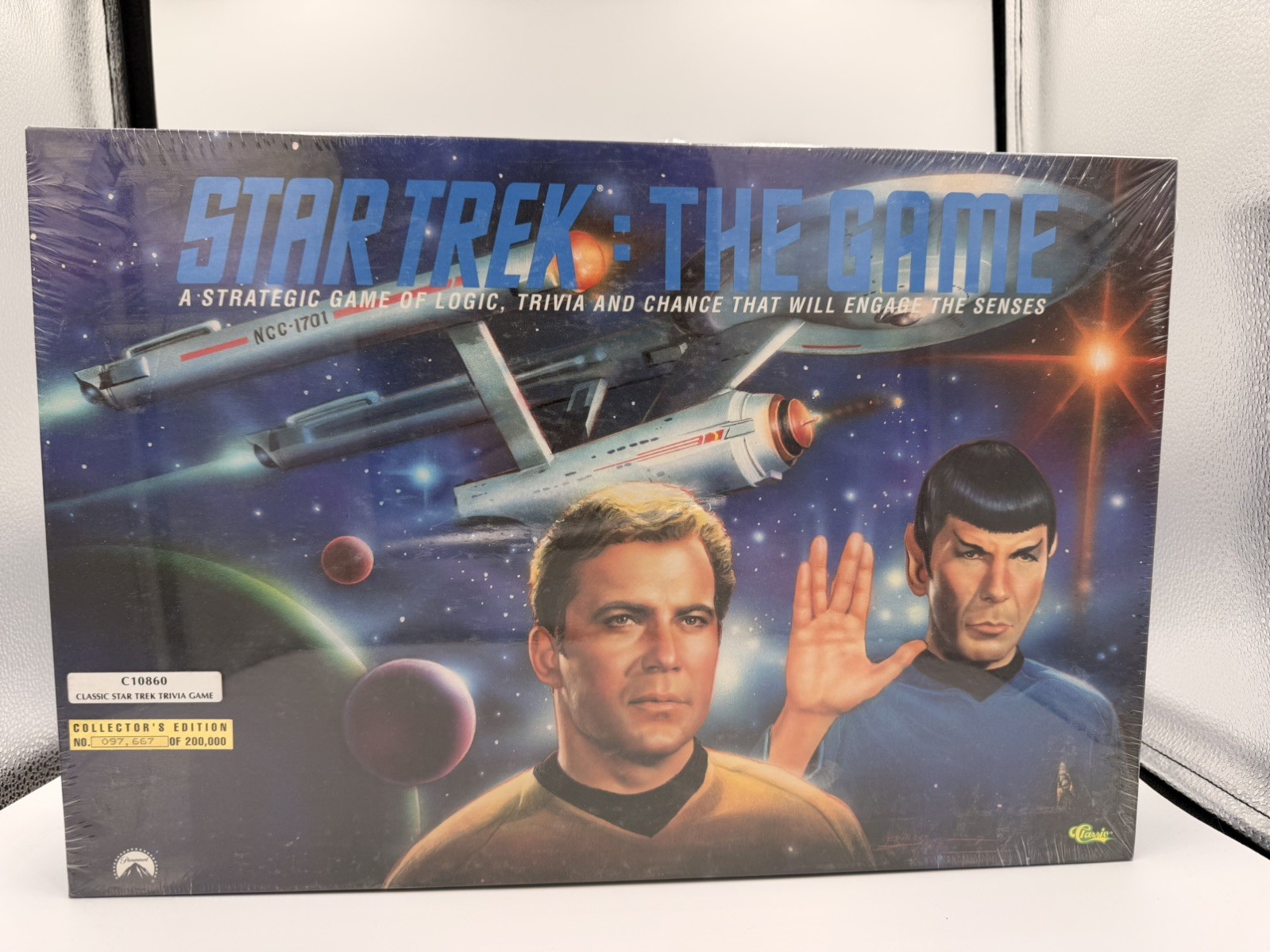 Star Trek The Game 1992 Collector’s Edition Board Game New Sealed Limited Ed.
