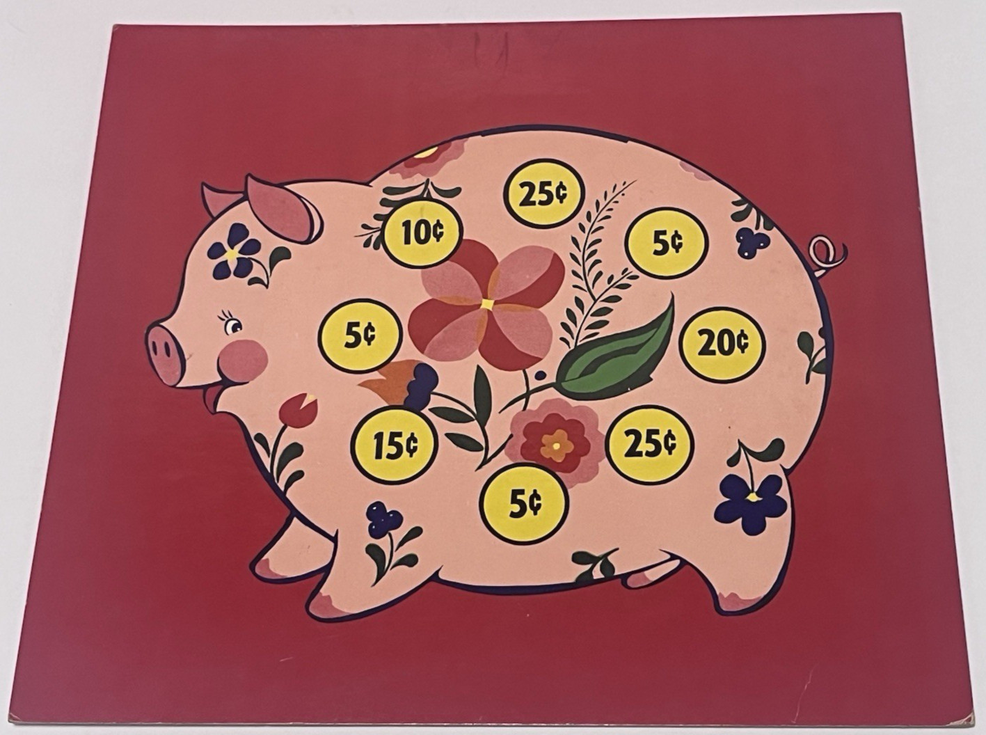 1930’s Vintage Samuel Gabriel & Sons Piggy Bank Game, T-256, no coins; no box
