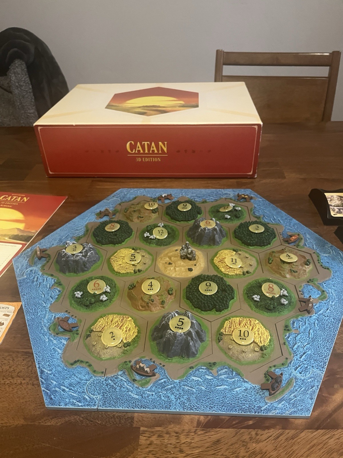 Klaus Teuber Settlers of Catan 3D Edition *COMPLETE*
