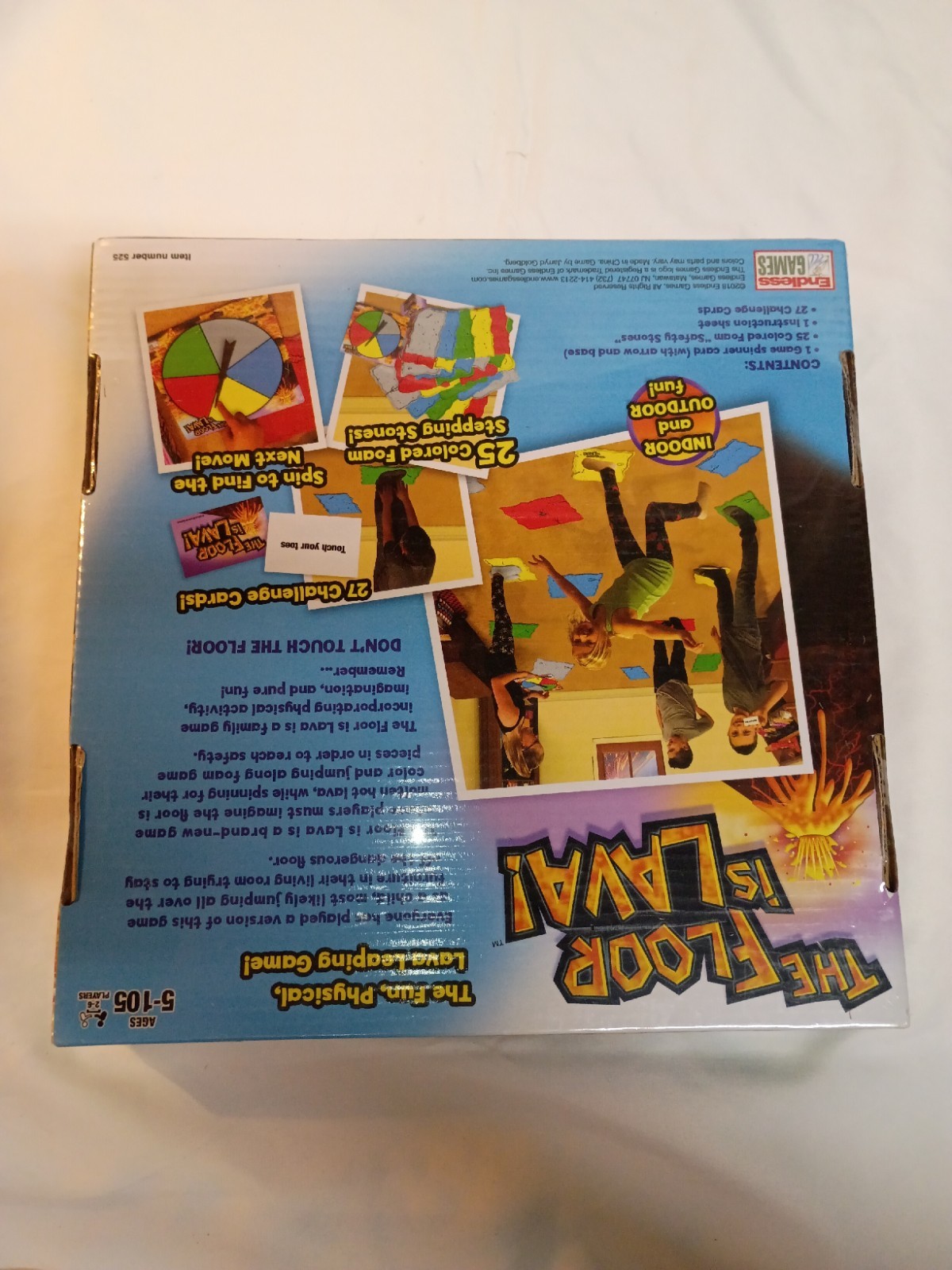 The Floor Is Lava! The Fun, Physical Lava Leaping Family Game! New sealed