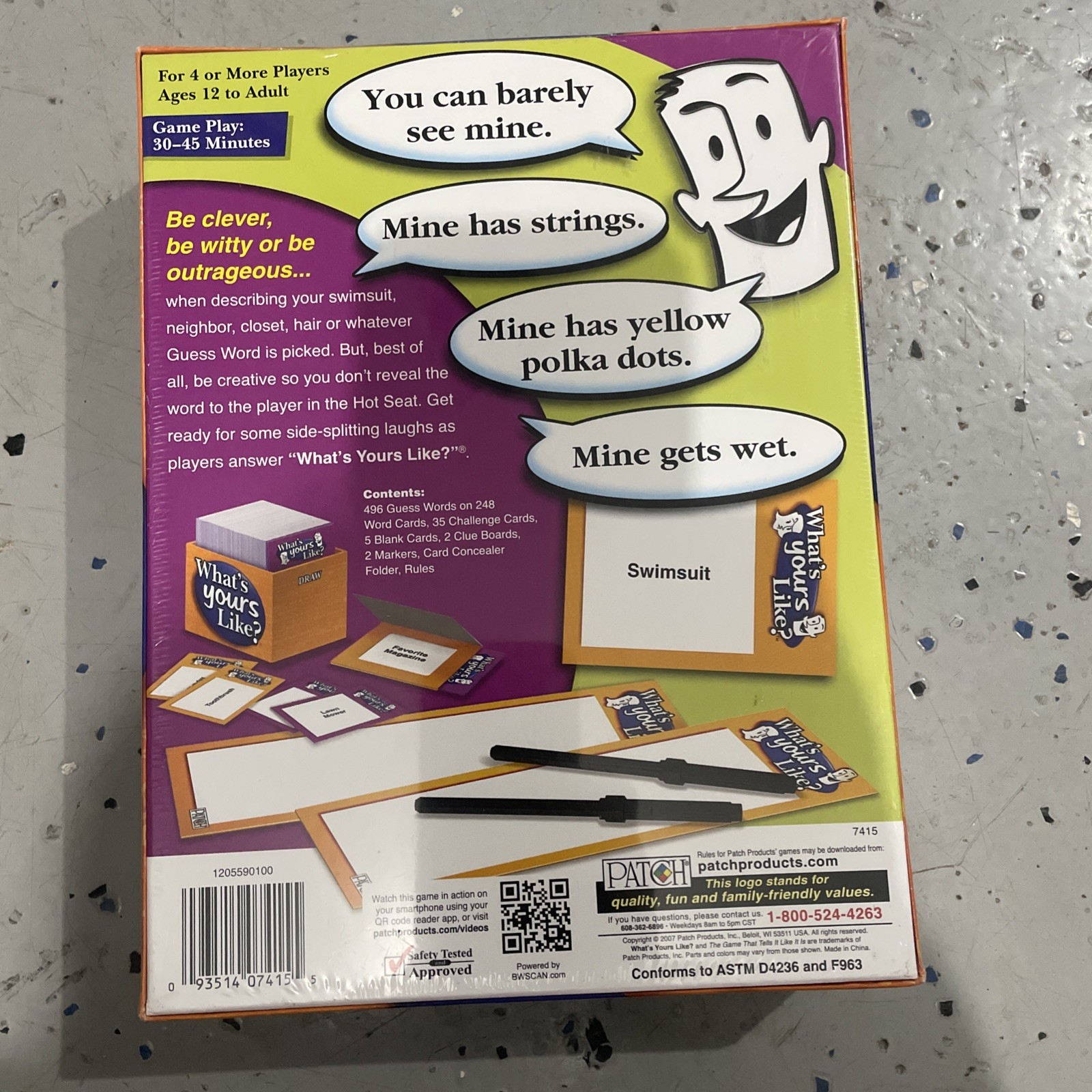 What’s Yours Like? The Game That Tells It Like It Is New With Box
