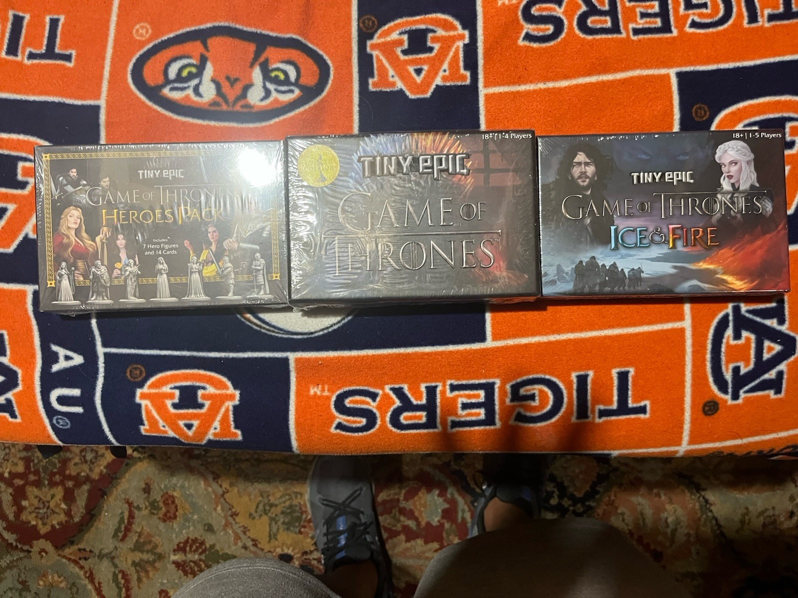 Tiny Epic Game of Thrones Kickstarter Edition Deluxe Gameplay All-In Bundle NEW