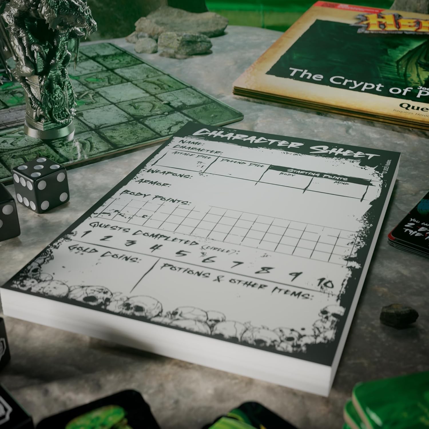 Avalon Hill HeroQuest Joe Manganiello’s The Crypt of Perpetual Darkness Quest Pa