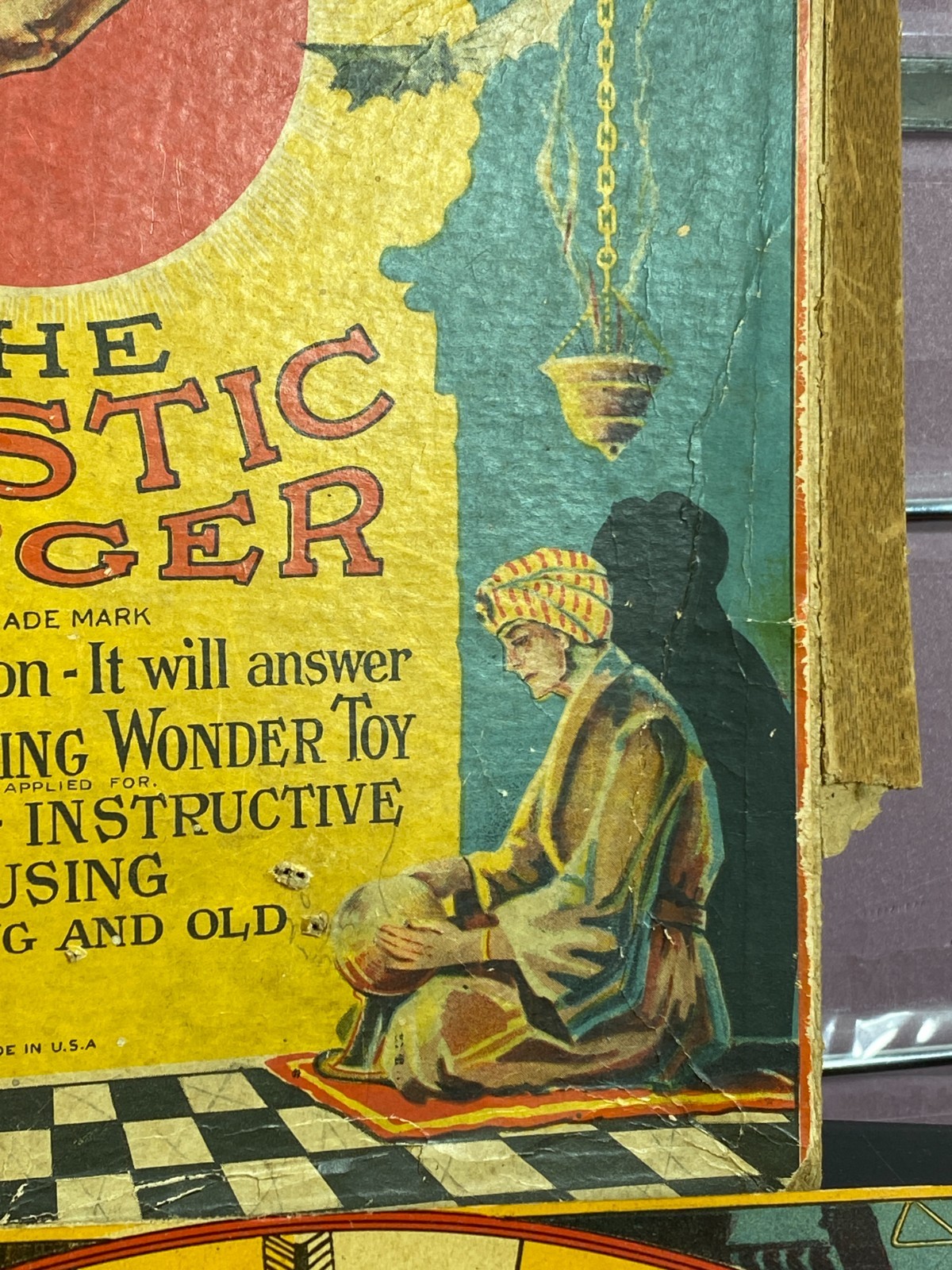 Mystic Finger Halloween Game 1923 Antique RARE