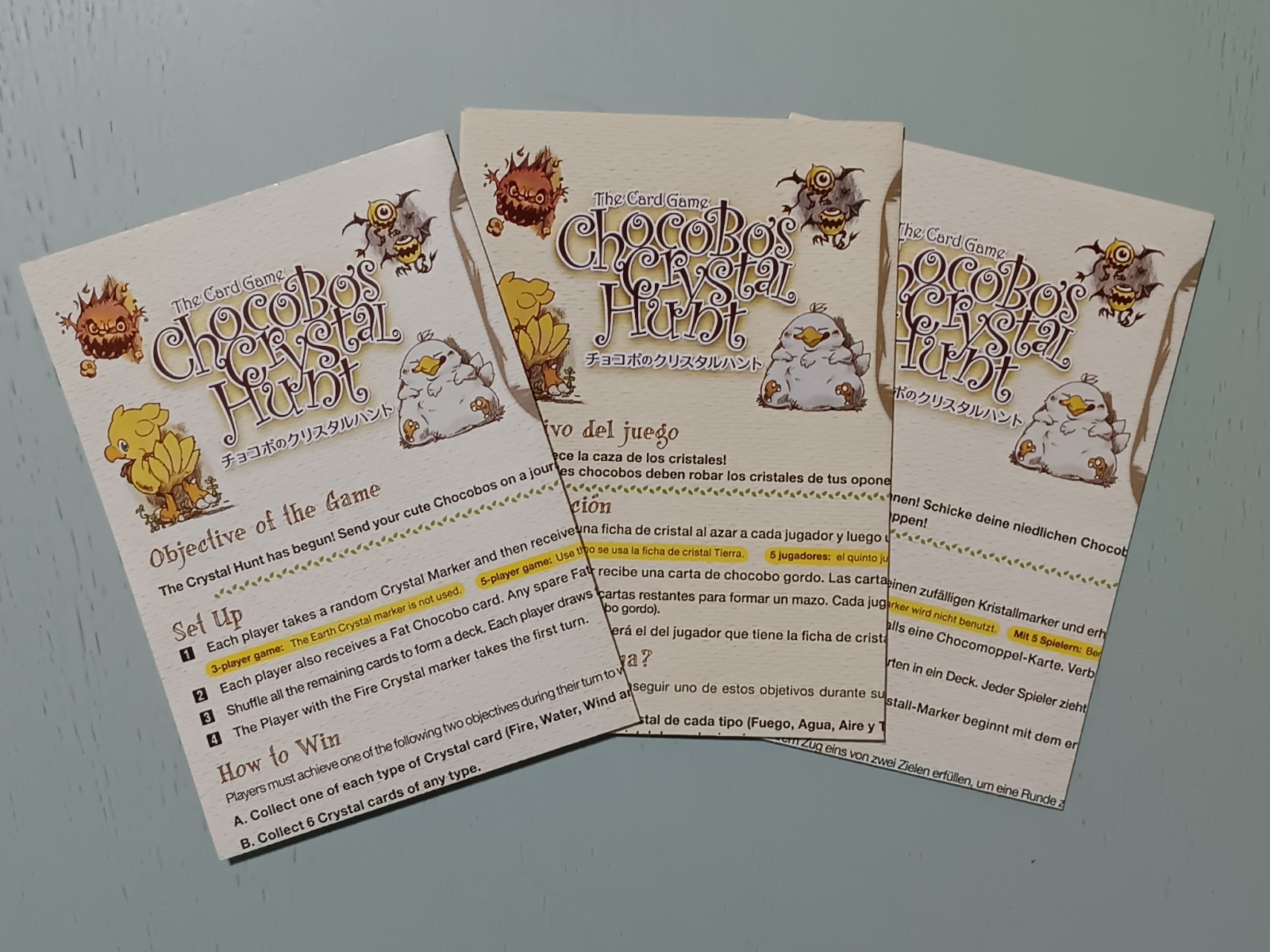 Chocobo’s Crystal Hunt – Final Fantasy Card Game by Square ENIX