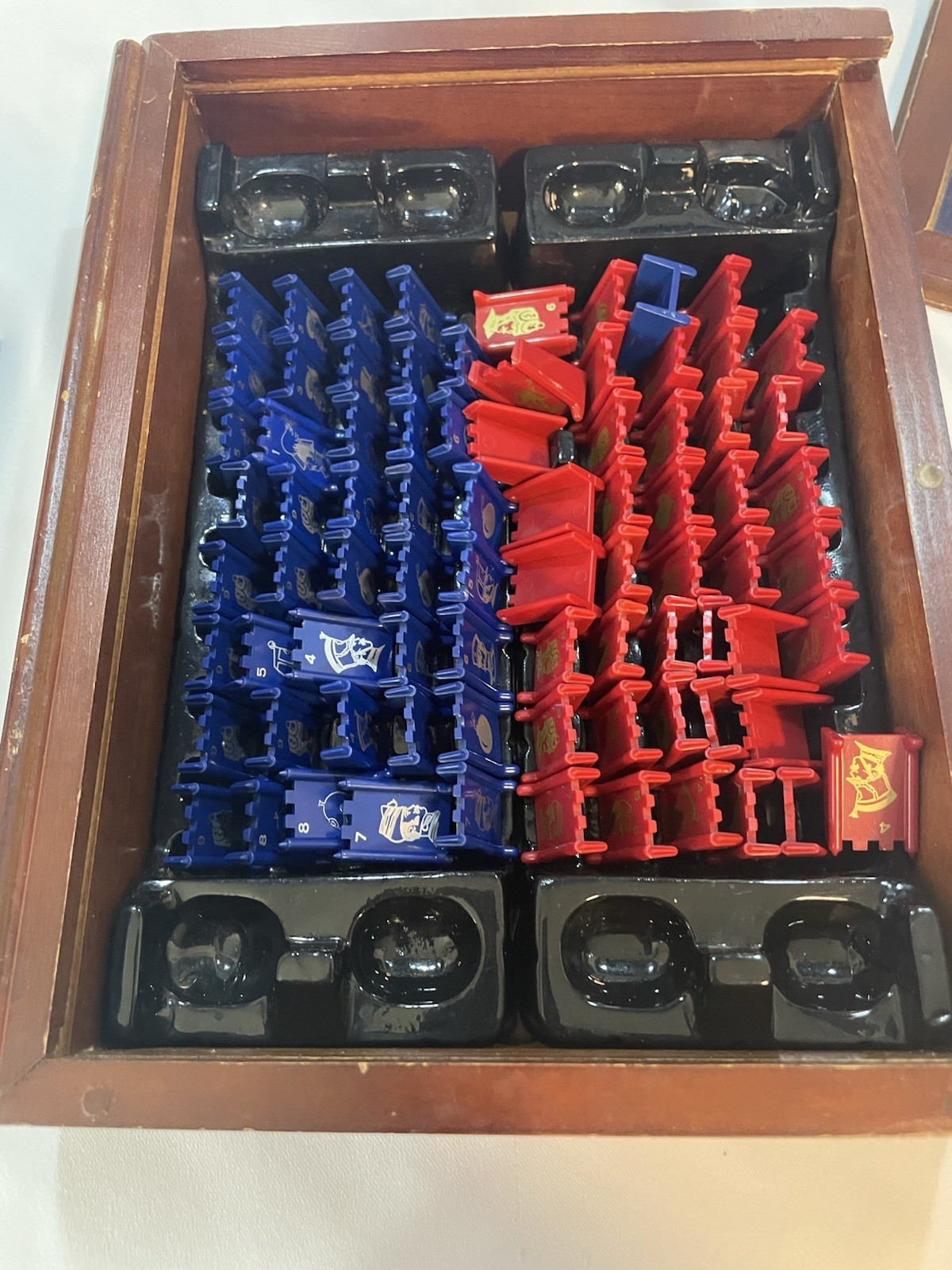Stratego Vintage Game Collection Bookshelf Edition Wooden Box Case