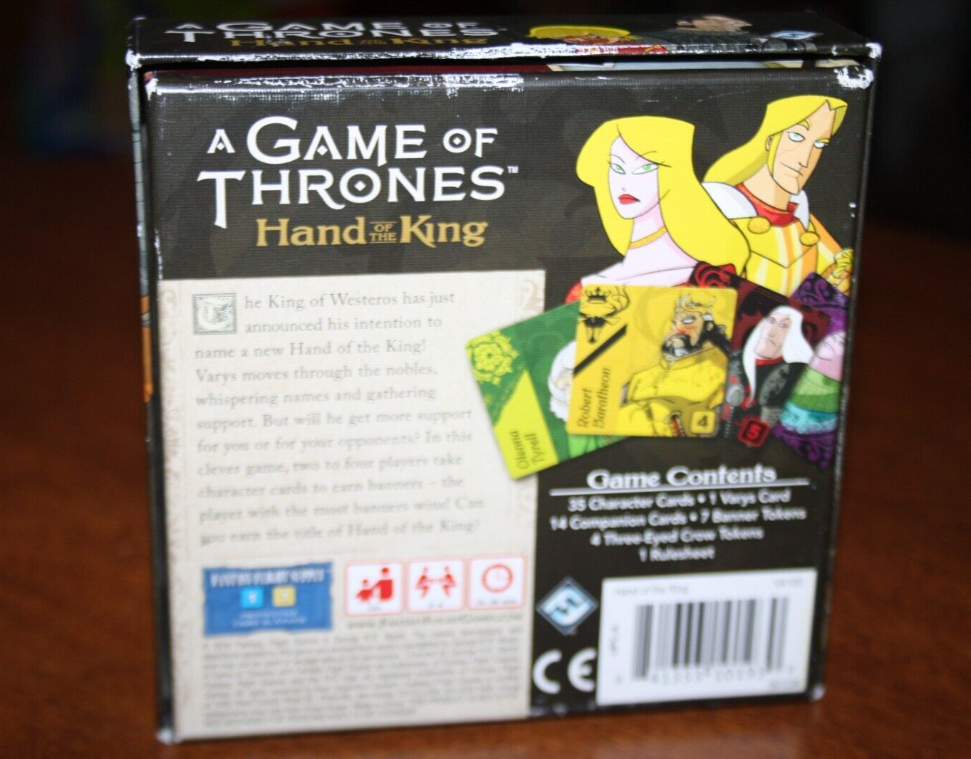 A Game of Thrones – Hand of the King -Whimsical Game of Wits -Bruno Cathala 2016