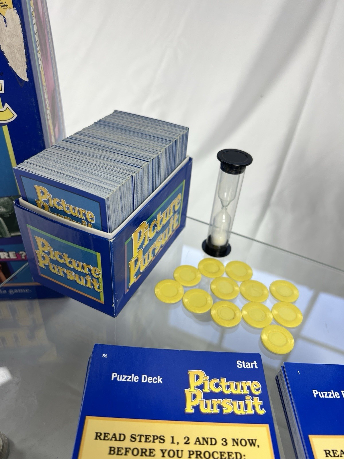 Picture Pursuit Board Game 1994 Parker Brothers Complete Vintage Trivia Puzzle