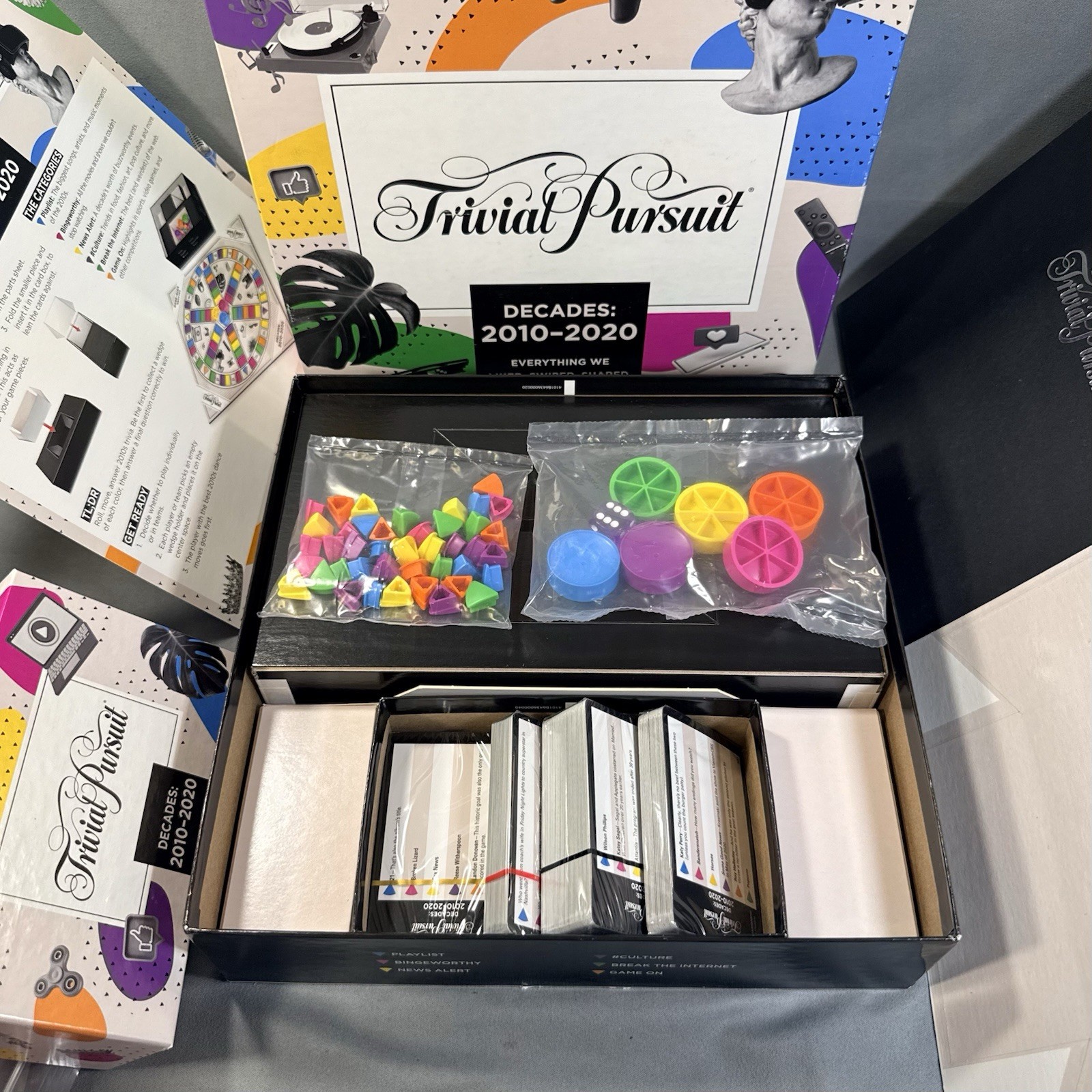 Trivial Pursuit Decades 2010-2020 Board Game Hasbro Pop Culture – NEW Open Box
