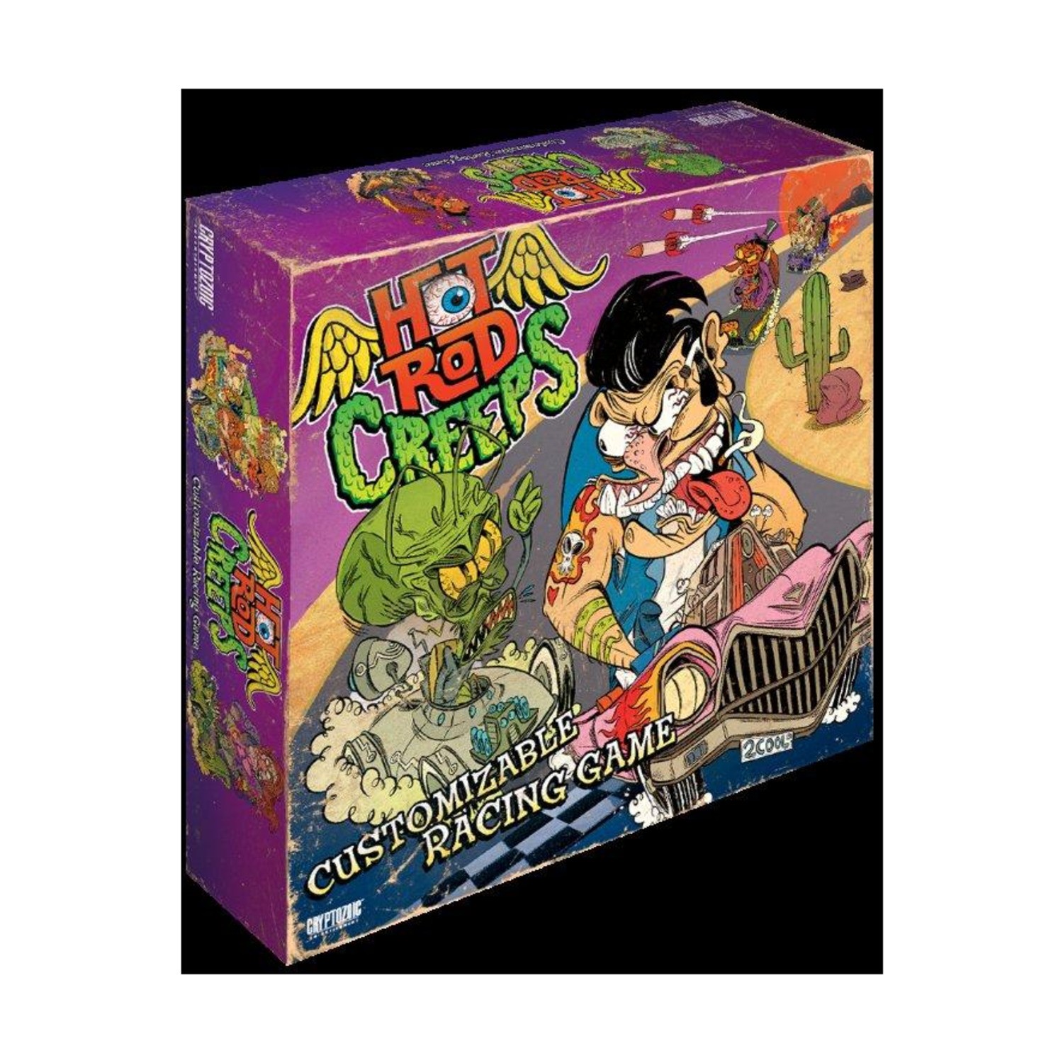 Cryptozoic Boardgame Hot Rod Creeps Box VG+/EX