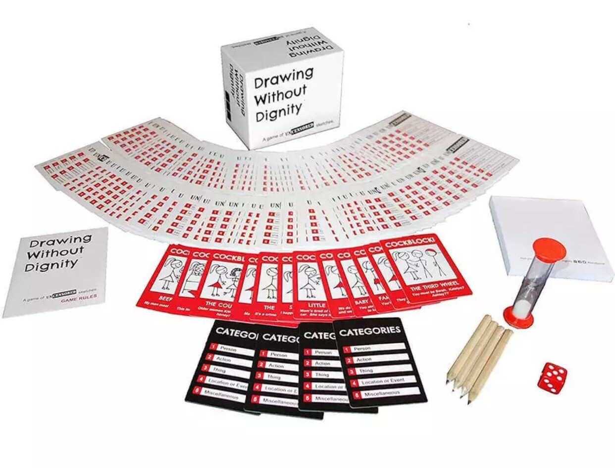 Drawing Without Dignity – Award Winning Adult Party Game of Uncensored Sketches