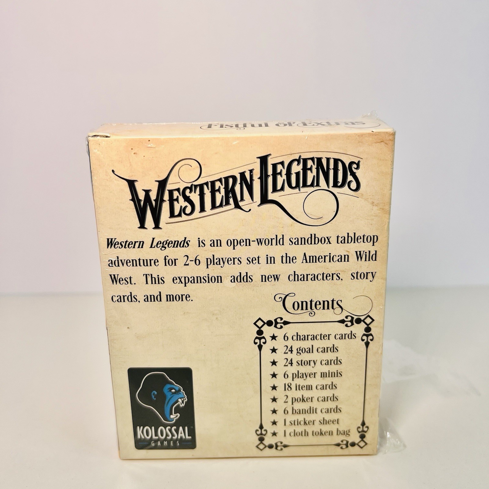 Western Legends Expansion- Fistful of Extras Board Game – Kolossal Games