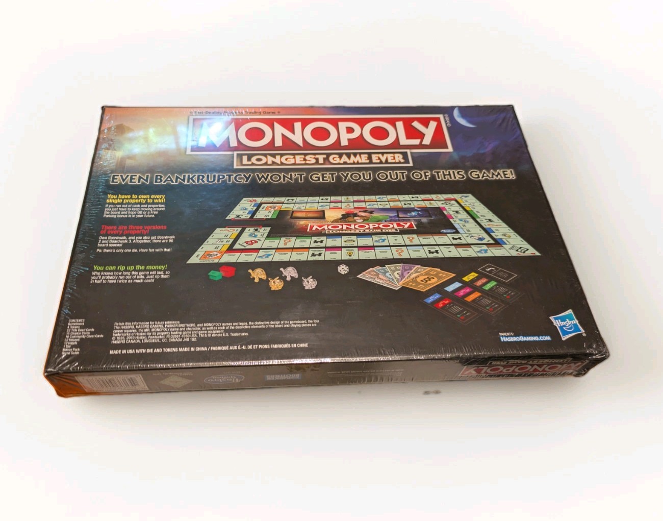 Monopoly – Longest Game Ever Edition Hasbro Retired Still Sealed New