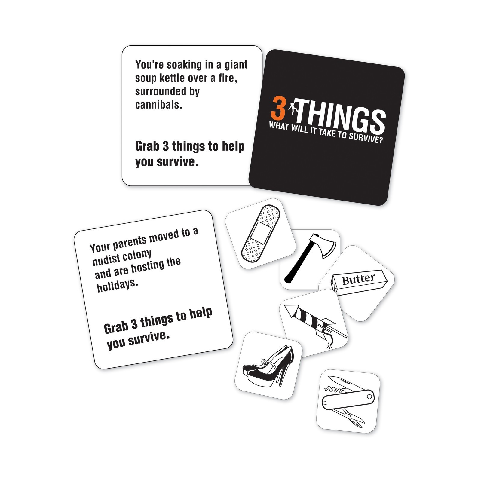 New – Shenanigames 3 Things – Ages 16+ | 4+ players