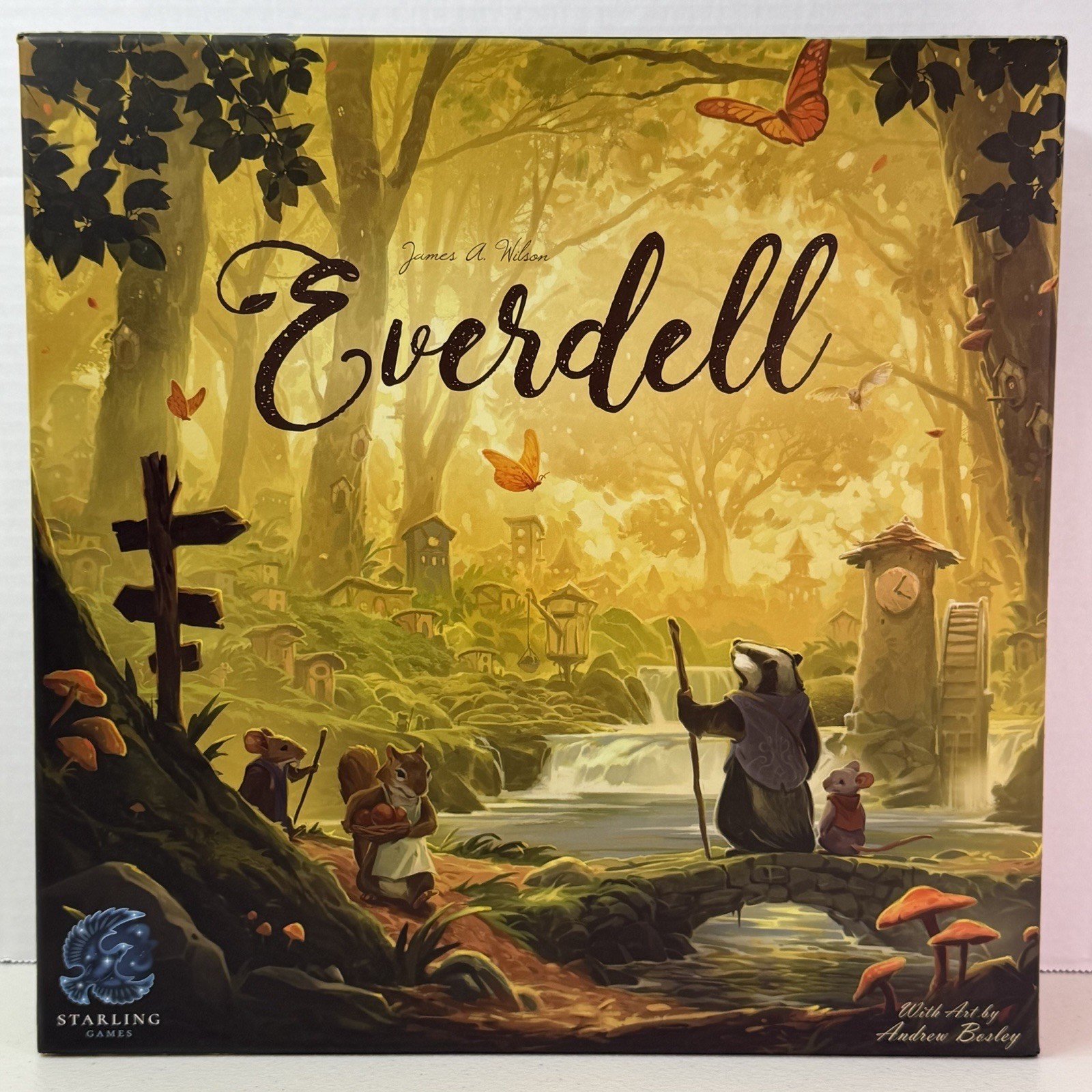 Everdell Board Game 2nd Edition Starling Games Unplayed Cards Sleeved COMPLETE