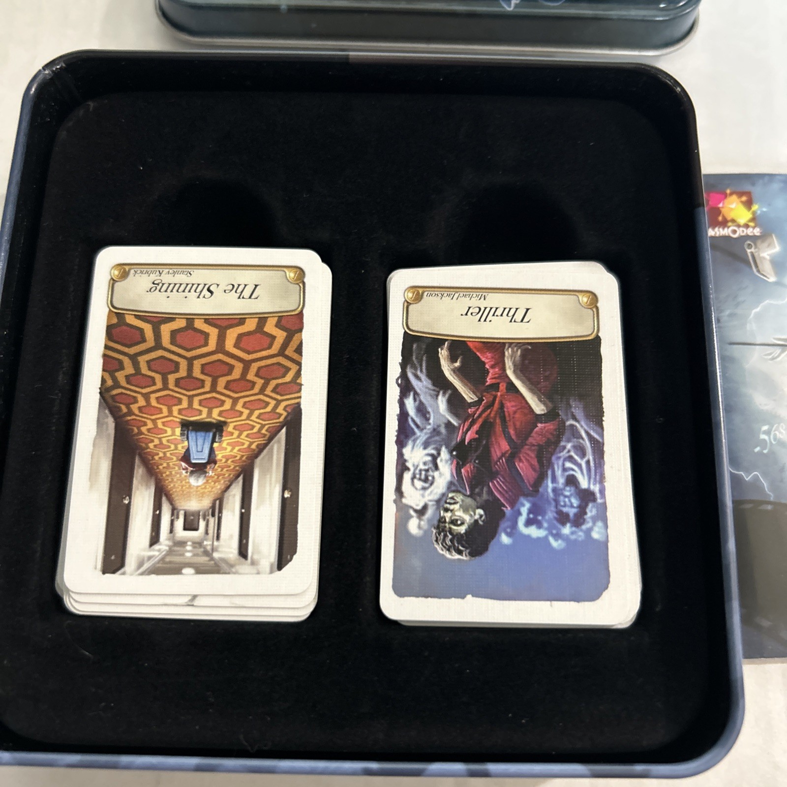 Timeline Music & Cinema Edition Card Game Tin Box Asmodee 2016 Complete