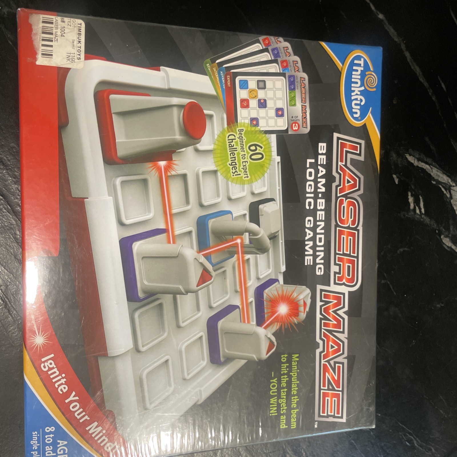 ThinkFun Laser Maze Beam Bending Logic Board Game 60 Challenges (Sealed)