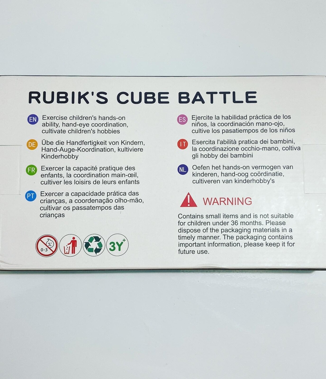 Rubik’s Cube Battle / IQ Games / Memory Games /