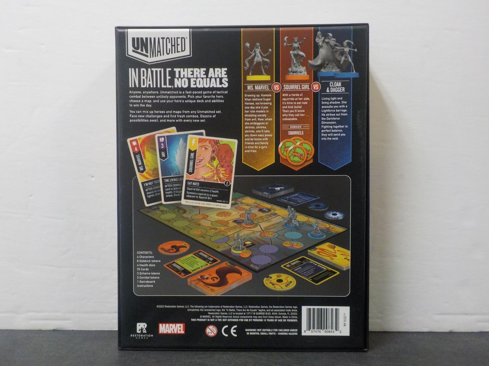 Y G427 2022 Marvel Unmatched Game – Teen Spirit by Restoration Games Ms. Marvel