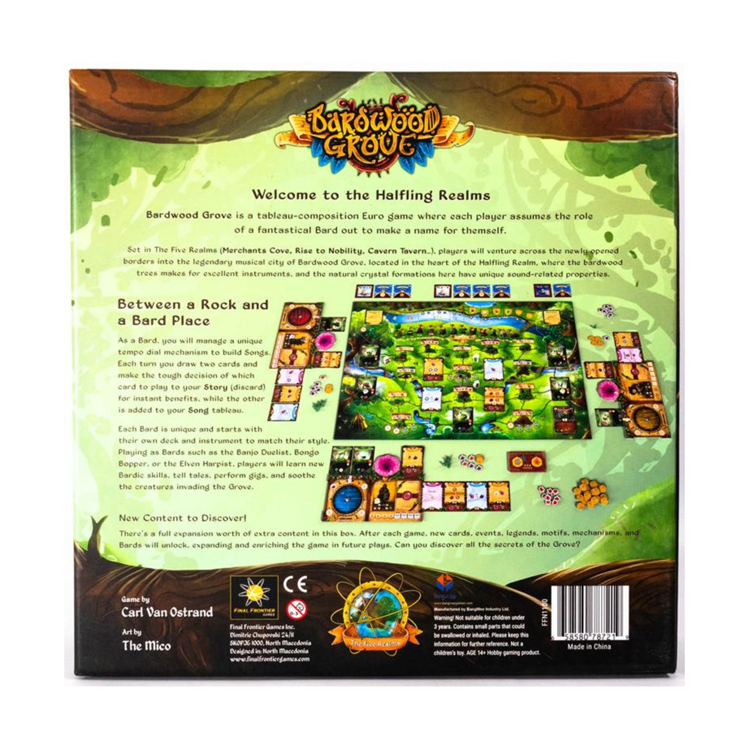 Final Fronti Bardwood Grove (Kickstarter Ed, Collector’s Ed Pledge) Box VG+/NM