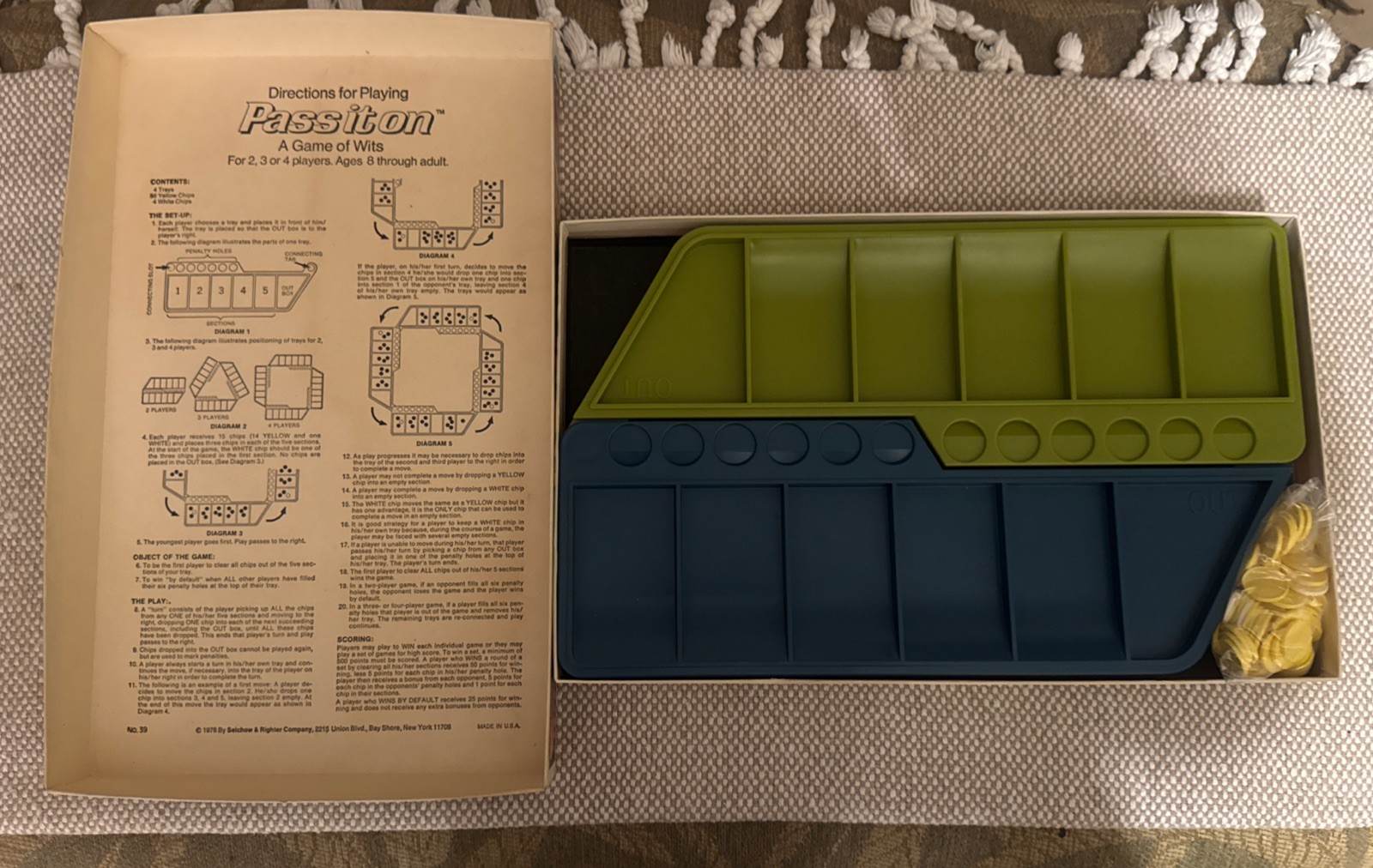 Pass It On A Game of Wits Complete Selchow & Righter No. 39