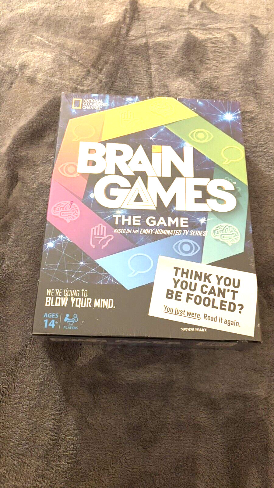 Brain Games. From The National Geographic Channel. Ages 14+..SEALED/NEW