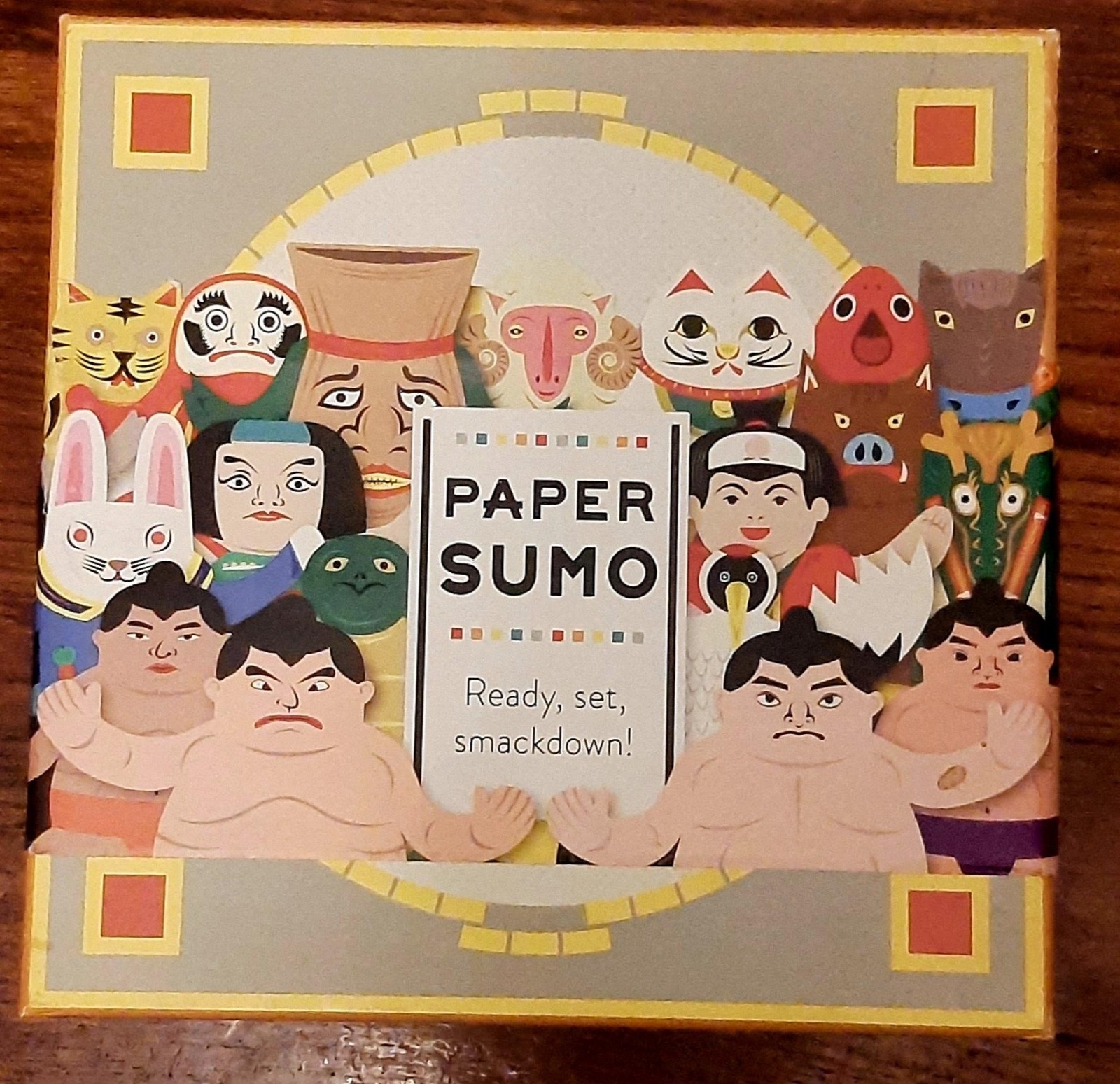 LOT 3 games for 2 person play: Wooden Sea Battle/Paper Sumo/Classic Board Games