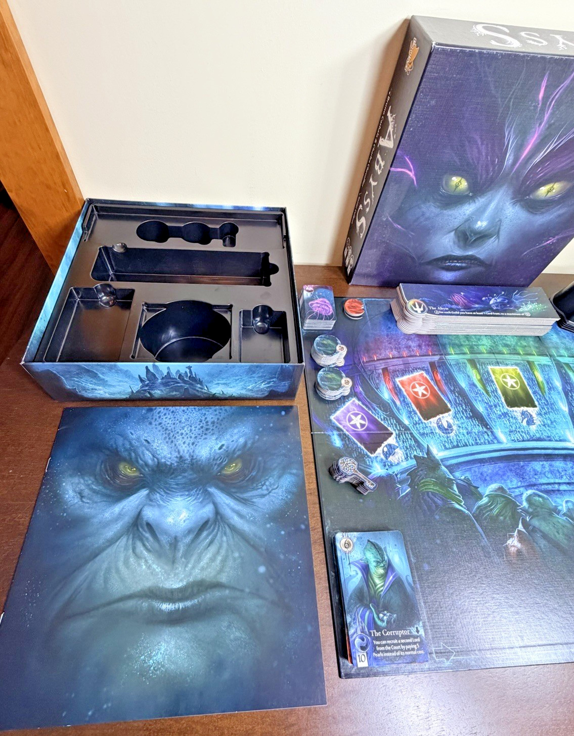 Abyss Bombyx Board Game (Purple Box) Excellent Condition