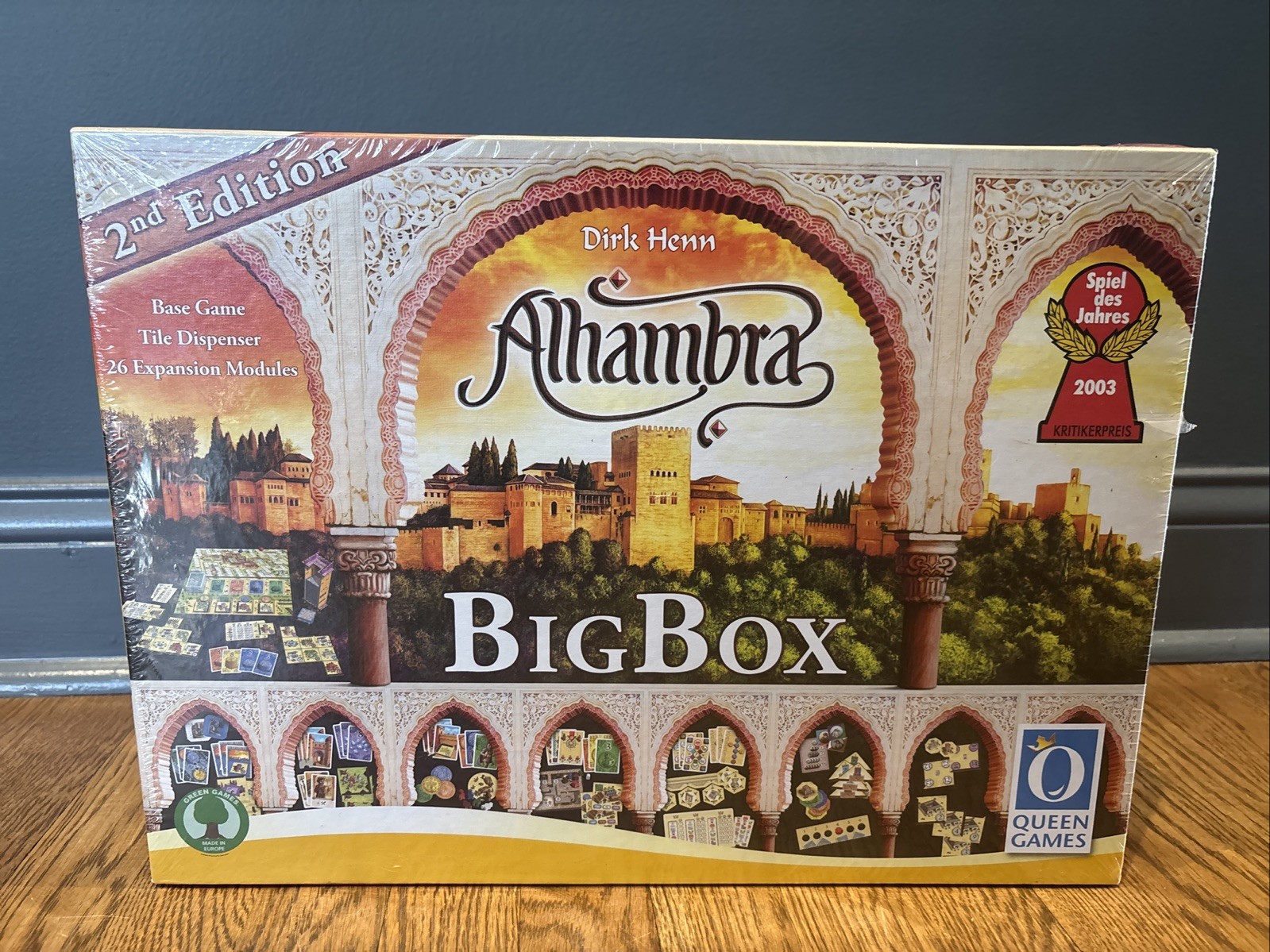 Queen Games Alhambra 26 Expansion Box Board Game, Big Box 2nd Edition, Sealed