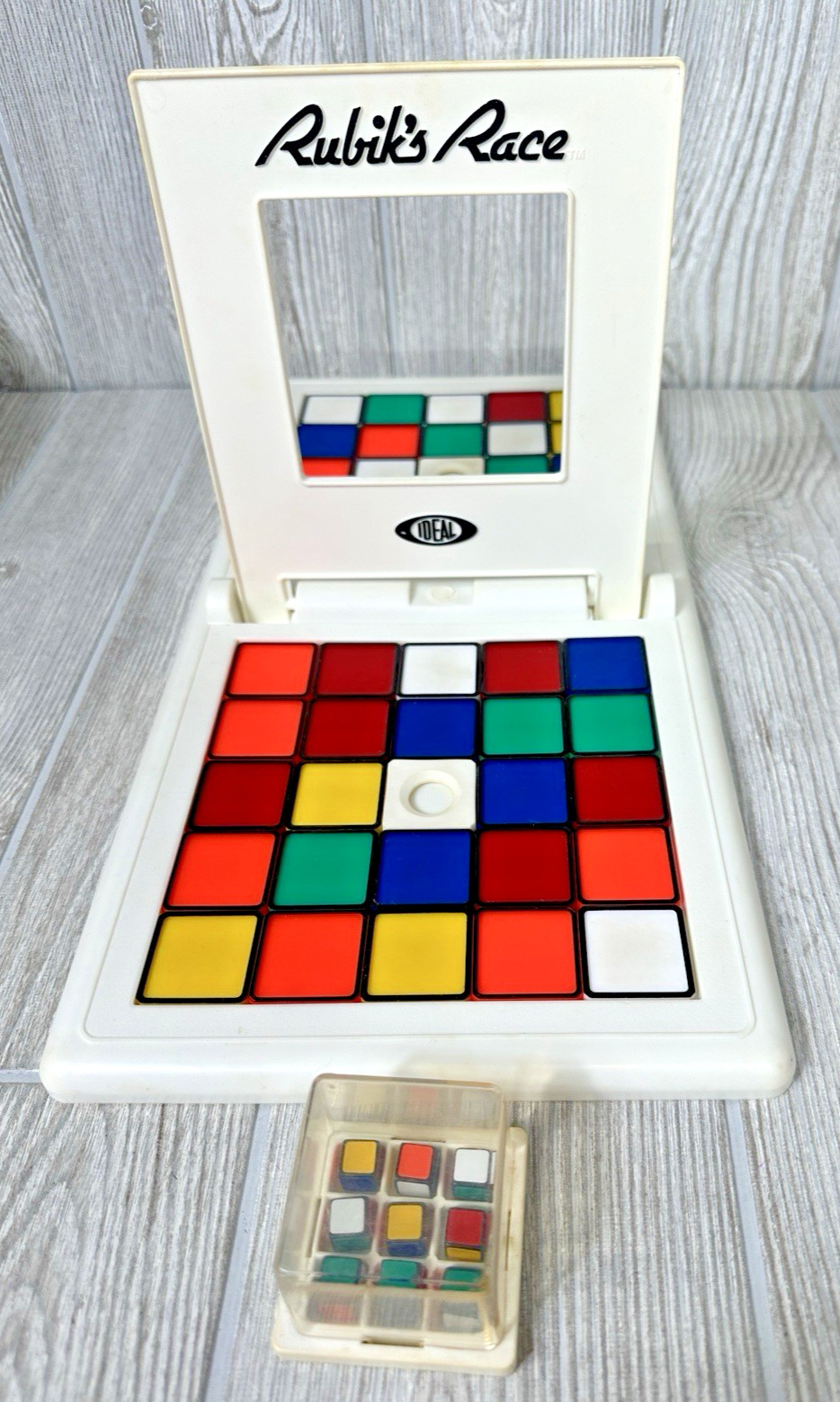 Ideal Rubik’s Race Game Original Box 1982 Maker’s of Rubik’s Cube 2 Player VTG