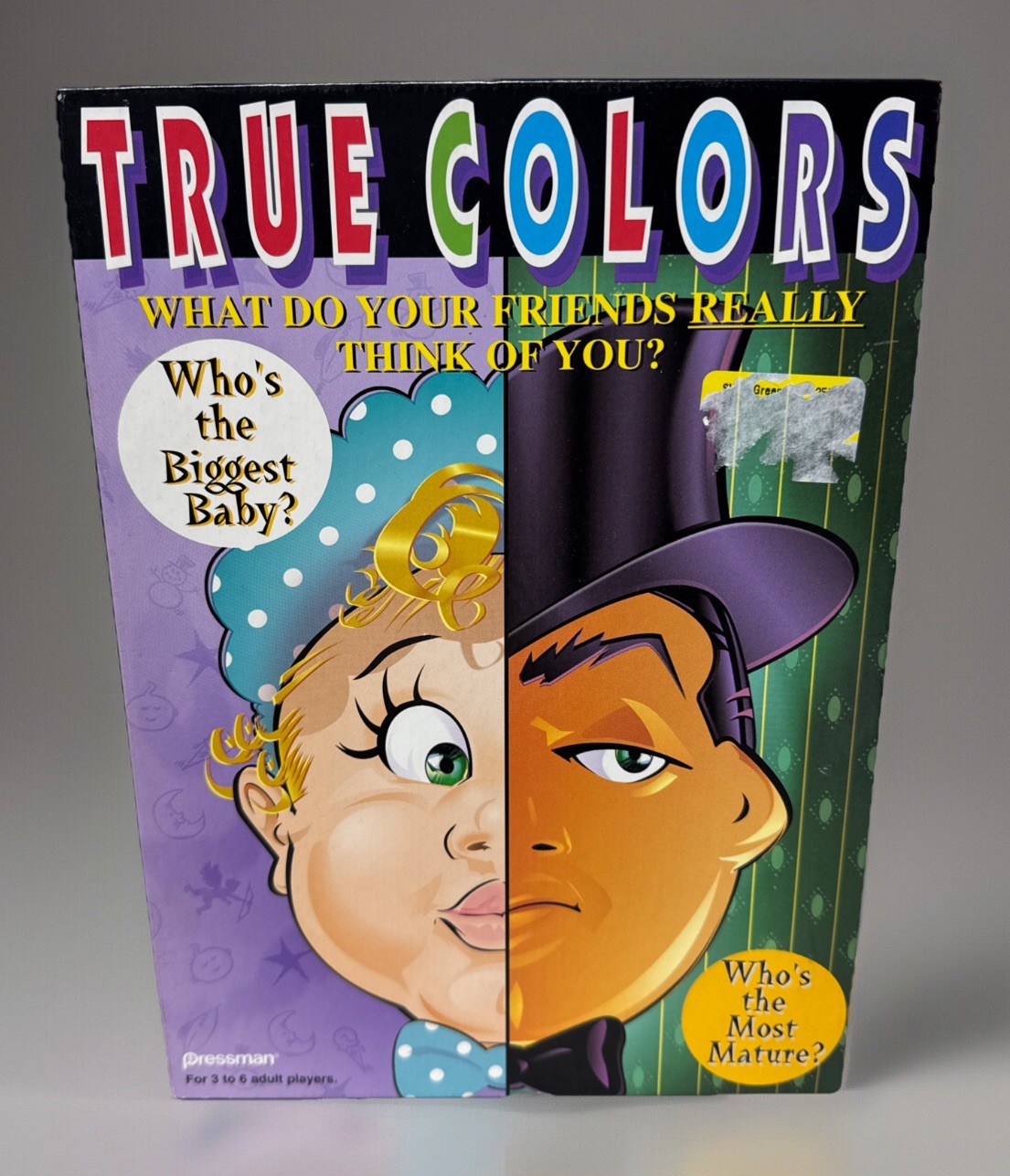Vintage “True Colors” Game by Pressman 1999 Edition Complete Adult