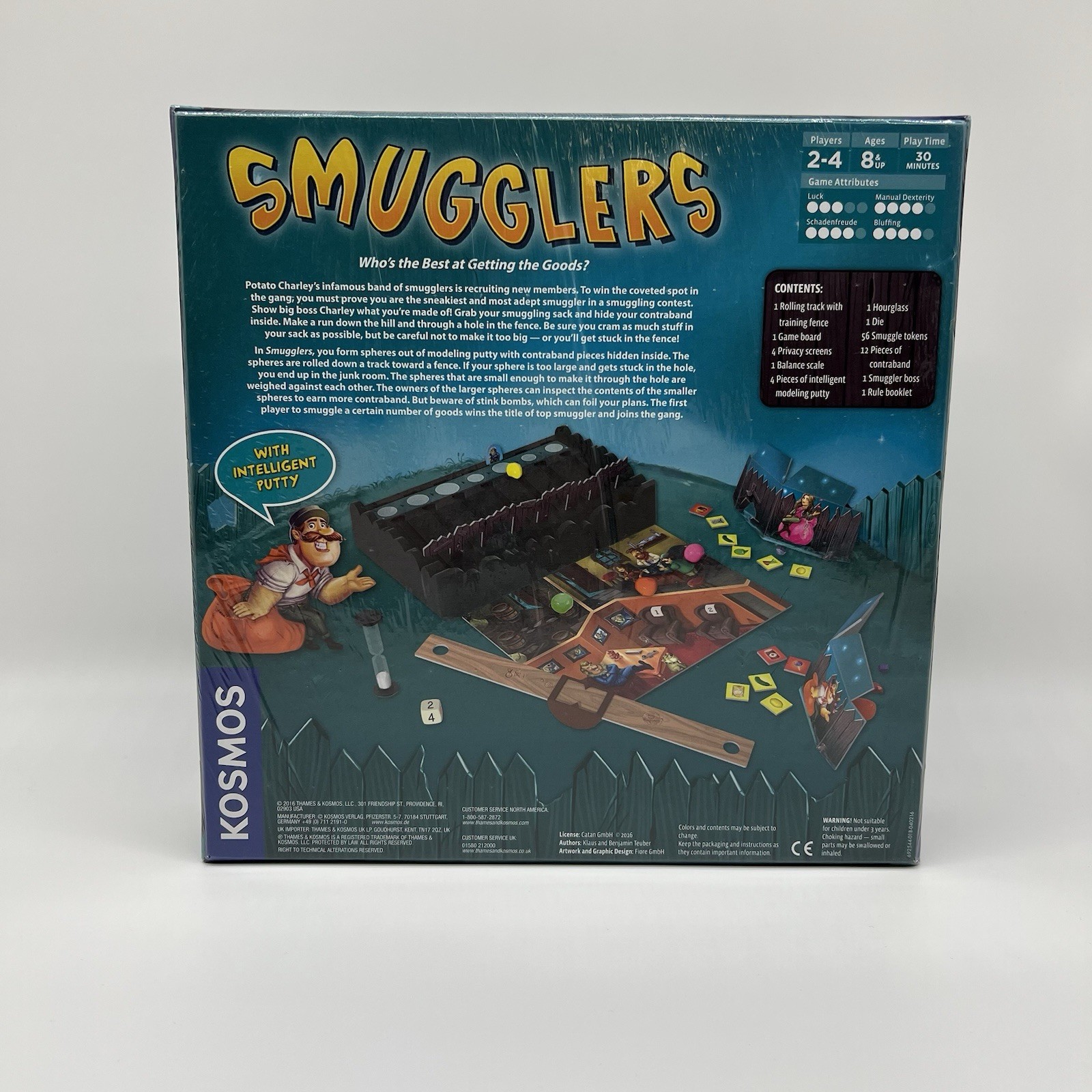 Smugglers Board Game Fence Contraband Strategic Multi-Player Family Fun Sealed