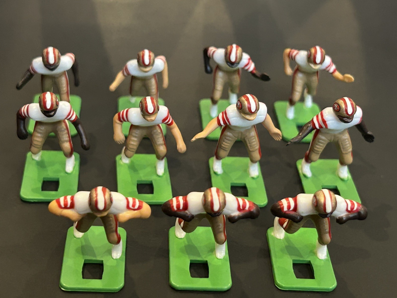 Electric Football Figures-NFL Away Jersey-(91) San Francisco 49ers Hand Painted