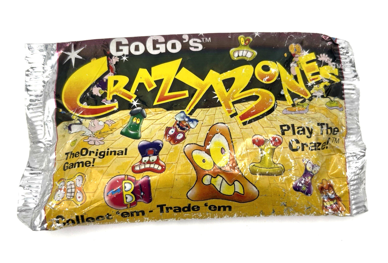 1 New Pack of Original 1996 Gogos Crazy Bones Classic Series