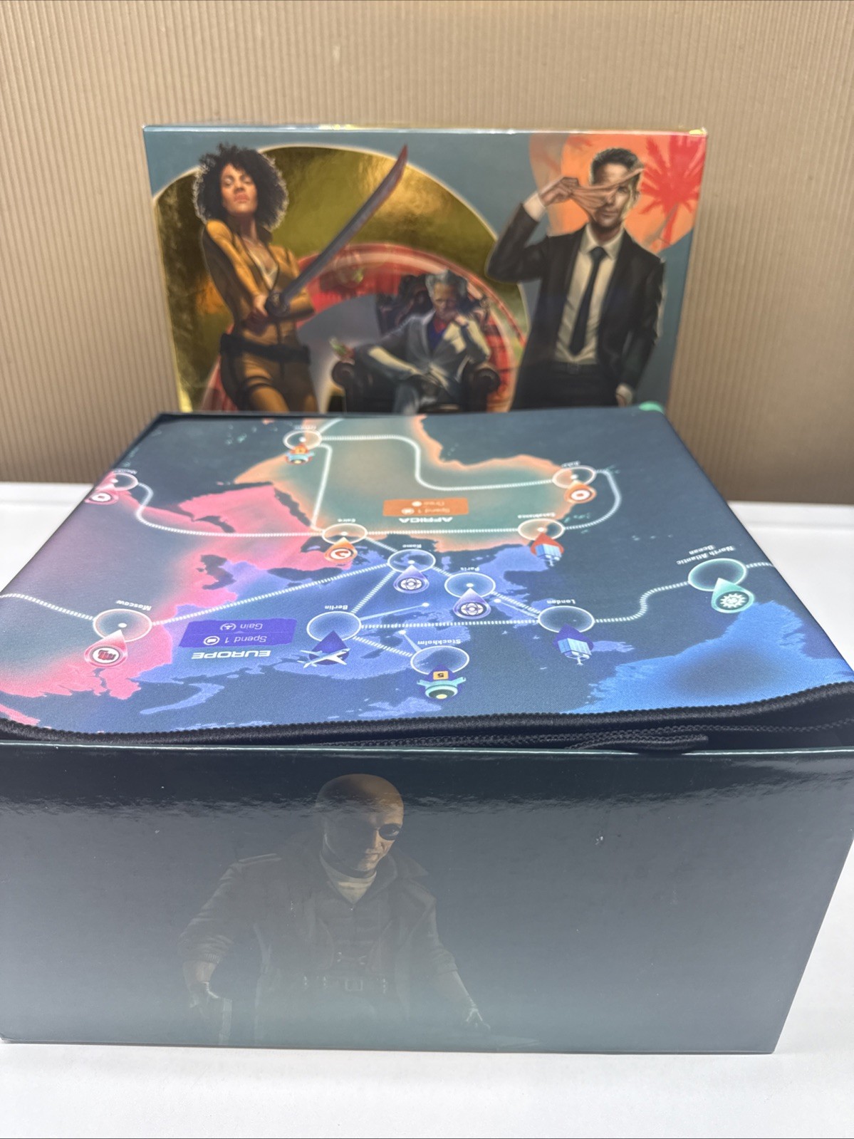 Agents of SMERSH Epic Edition Kickstarter Collector & Play mat Gold Board Game