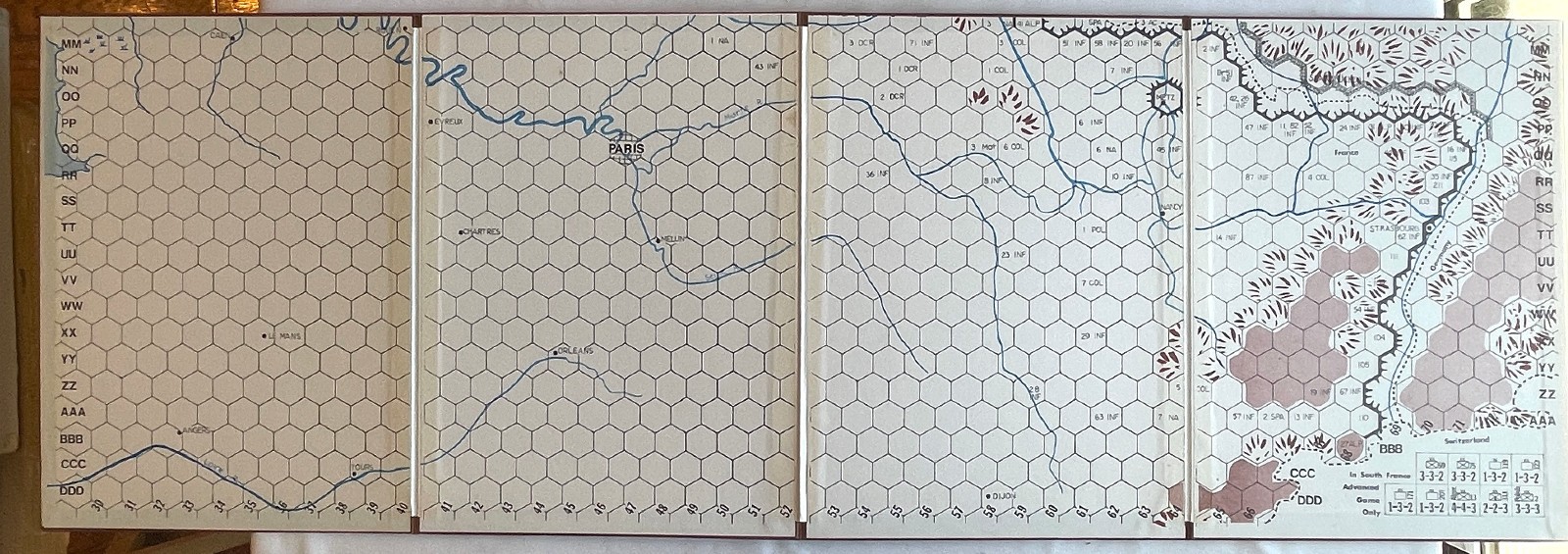 Dunkirk The Battle for France Guidon 1971 UNPUNCHED + PUNCHED VG+