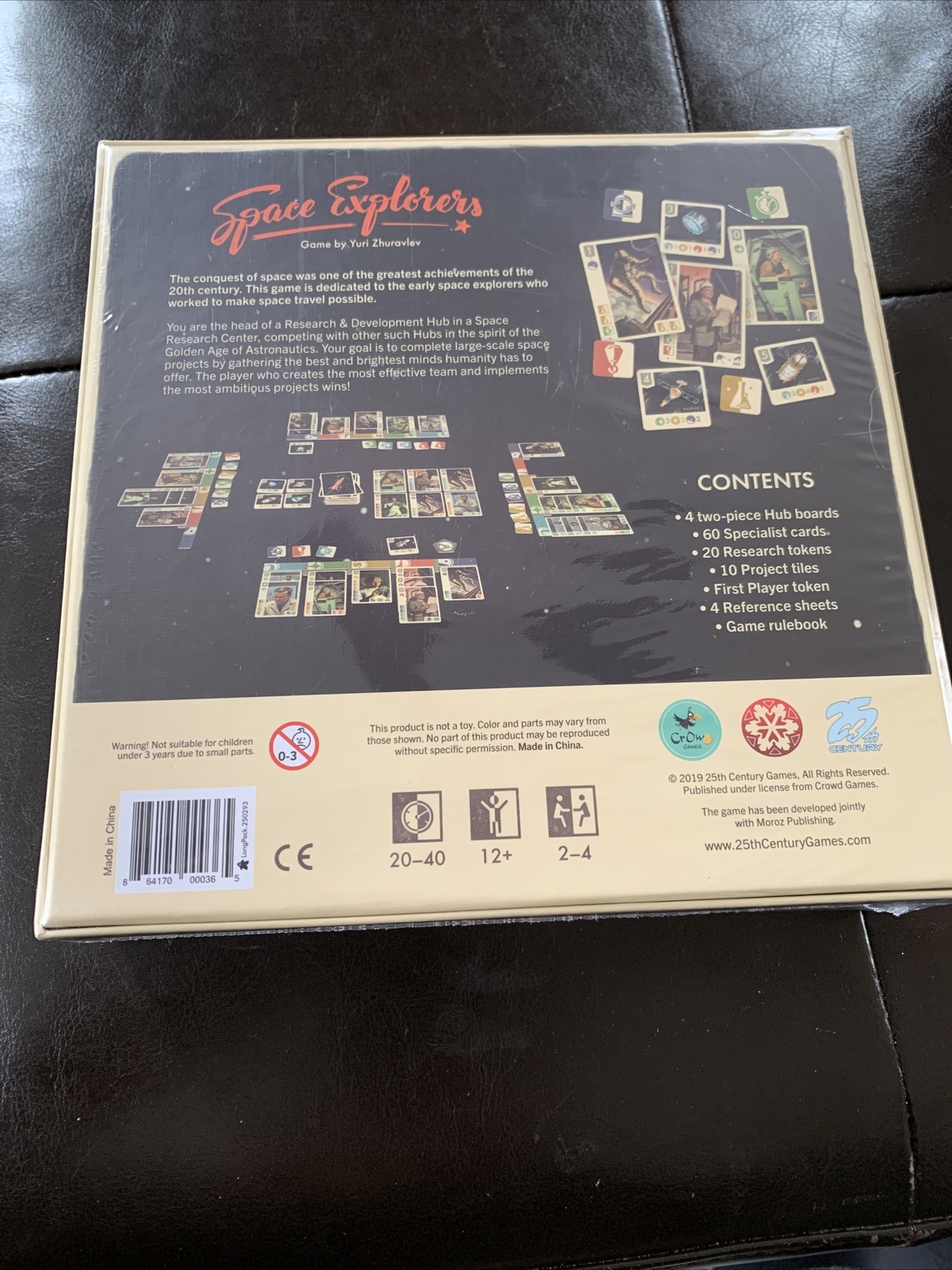 Space Explorers – Board Game 25th Century Games By Yuri Zhuravlev. New Sealed