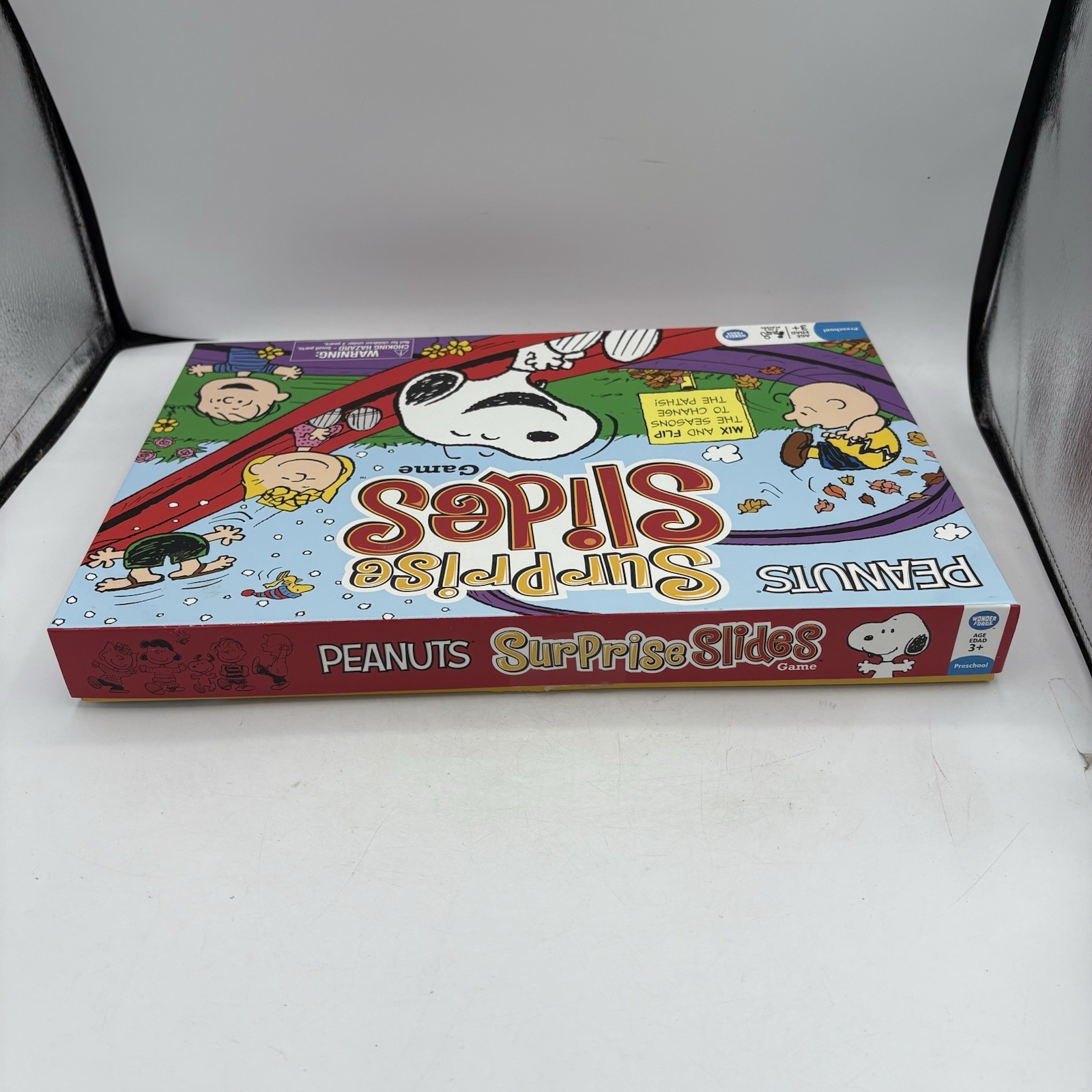 Wonder Forge Board Game Peanuts Surprise Slides Snoopy Charlie Brown 2015
