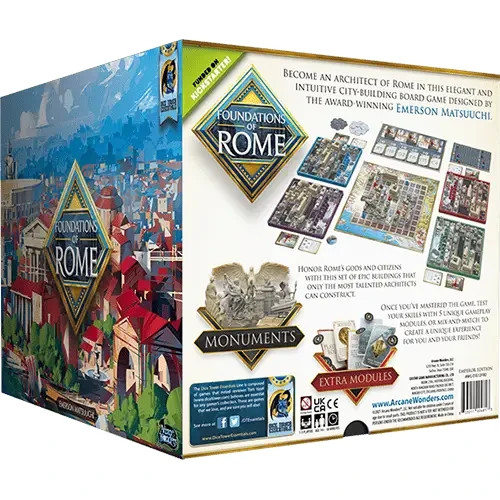Arcane Wonders Foundations of Rome Maximus Edition Strategy Board Game New