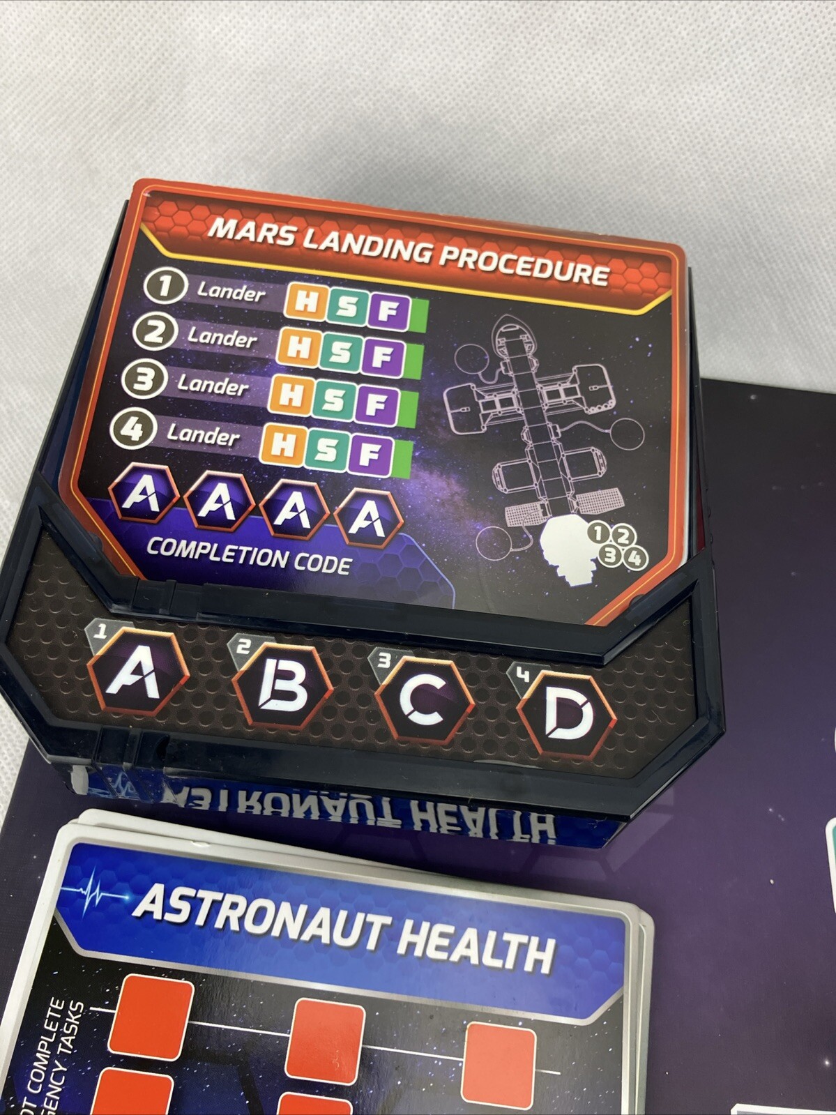 Mission Critical: Mars Cooperative Space Adventure BoardGame Talking Computer