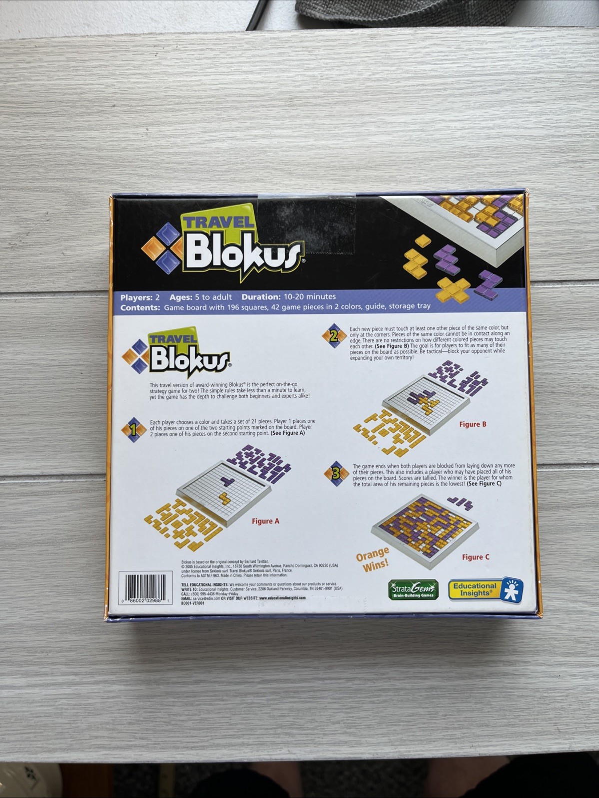 Travel Blokus Board Game 2005 Complete *OPEN BOX* READ